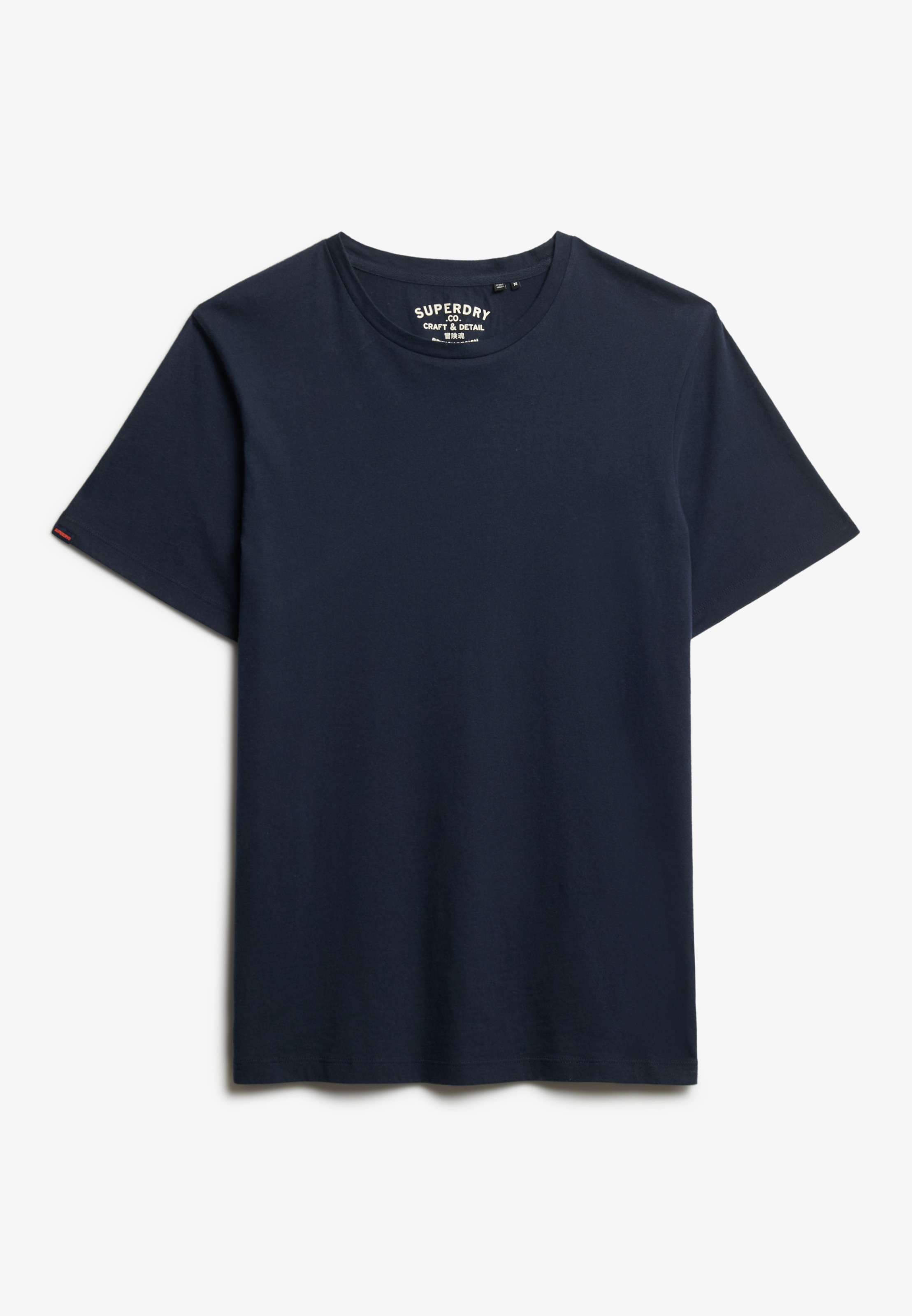 Superdry Rundhalsshirt »CLASSIC ESSENTIAL TEE« Relaxed Fit, aus Baumwolle und Single Jersey, mit Rundhalsausschnitt