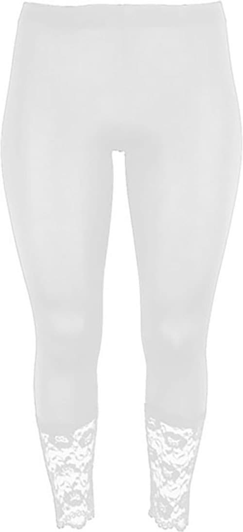 SANDGAARD Leggings, mit Spitze am Beinabschluss