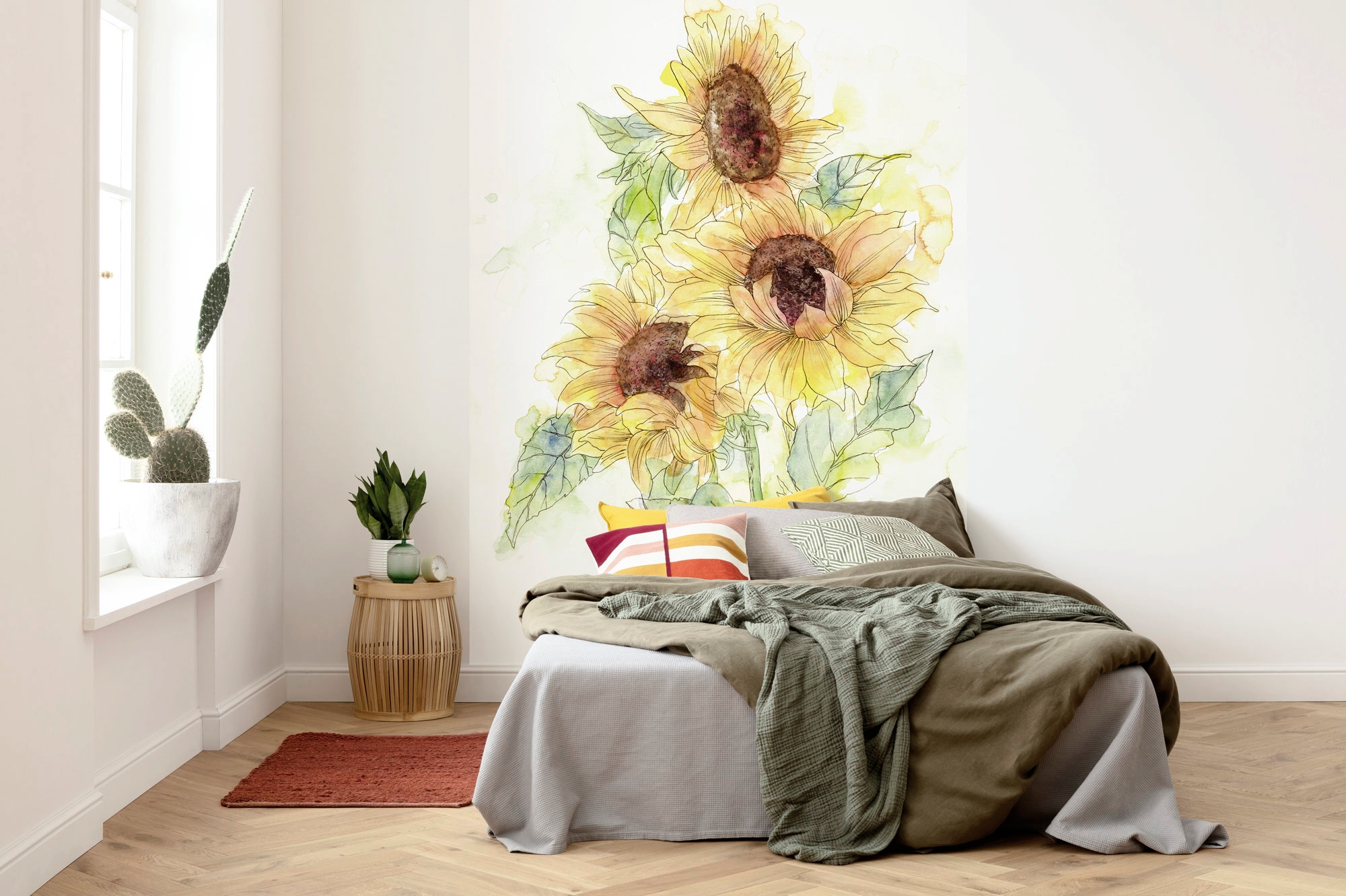 Komar Vliestapete »Digitaldruck Vlies - Girasol - Grösse 200 x 250 cm«, bedruckt, Wohnzimmer, Schlafzimmer