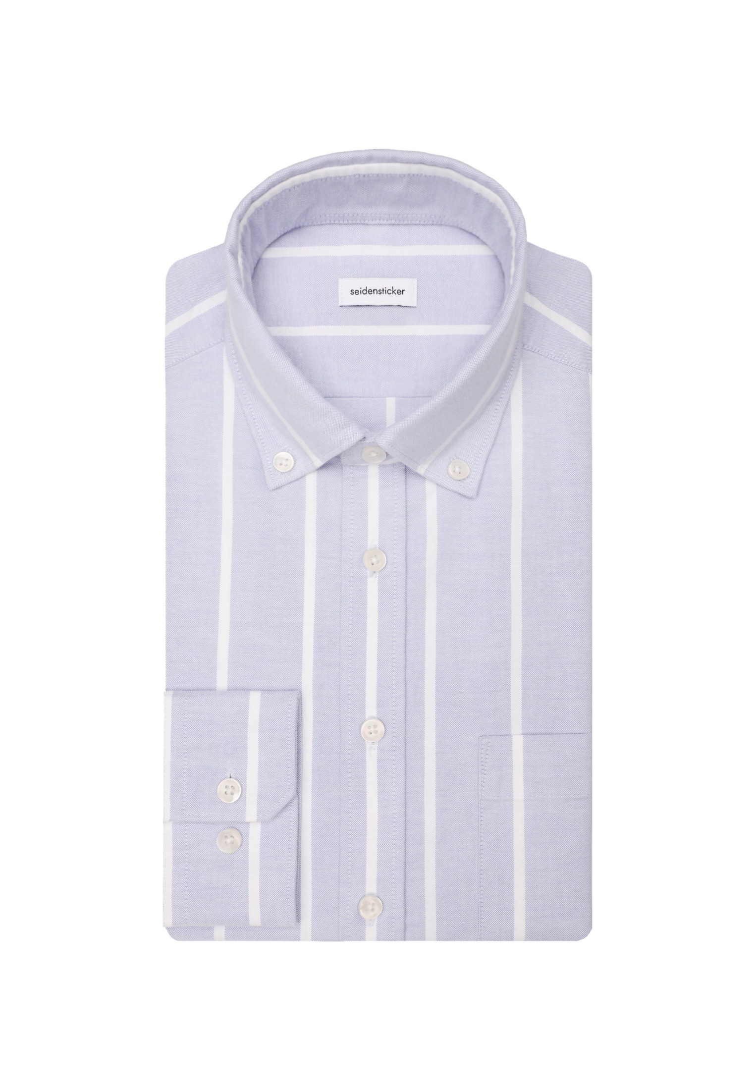 seidensticker Businesshemd »Schwarze Rose«, Regular 1/1 Button-Down-Kragen Streifen