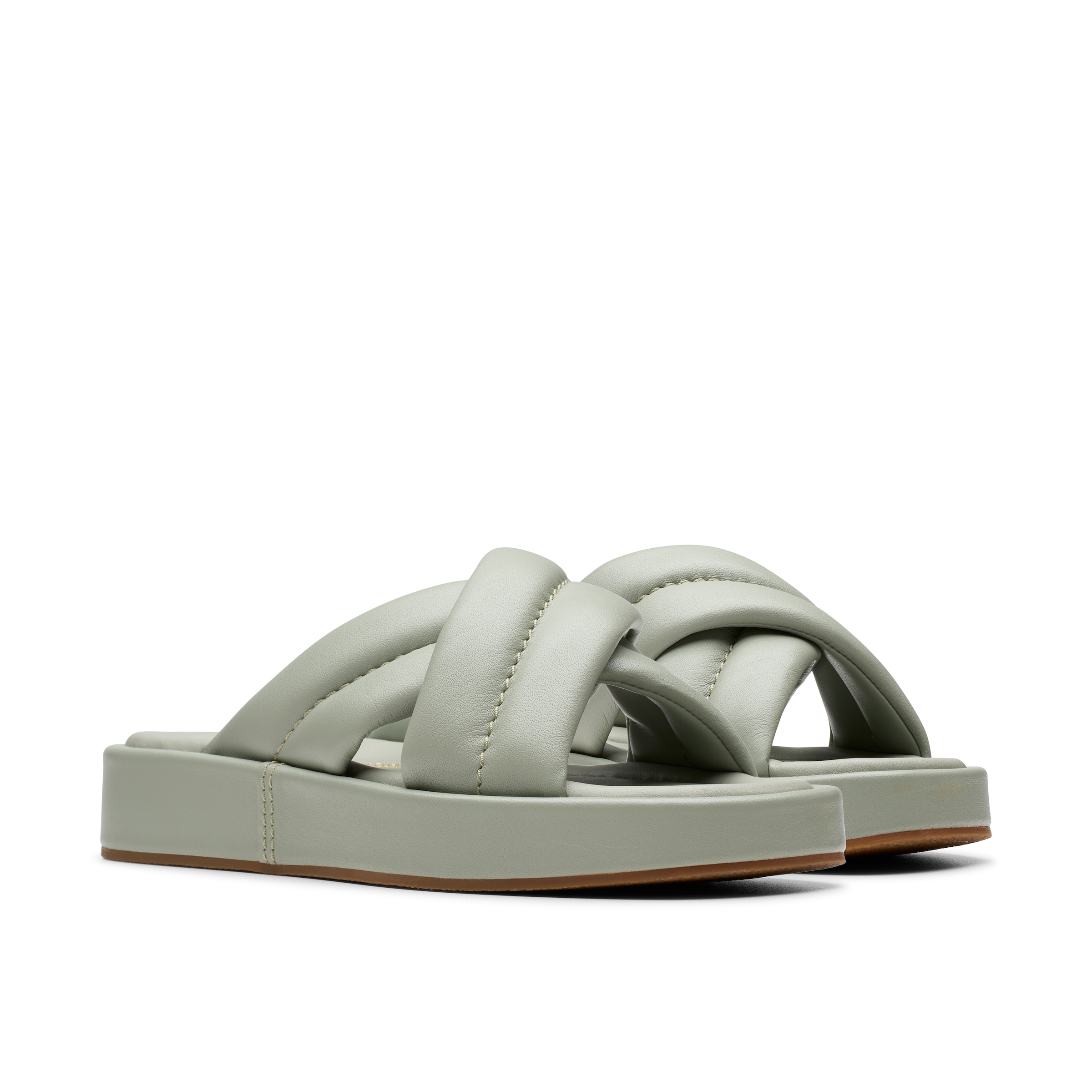 Image of Clarks Hausschuh "Alda Glide", Slides, Schlappen mit gepolsterter Bandage