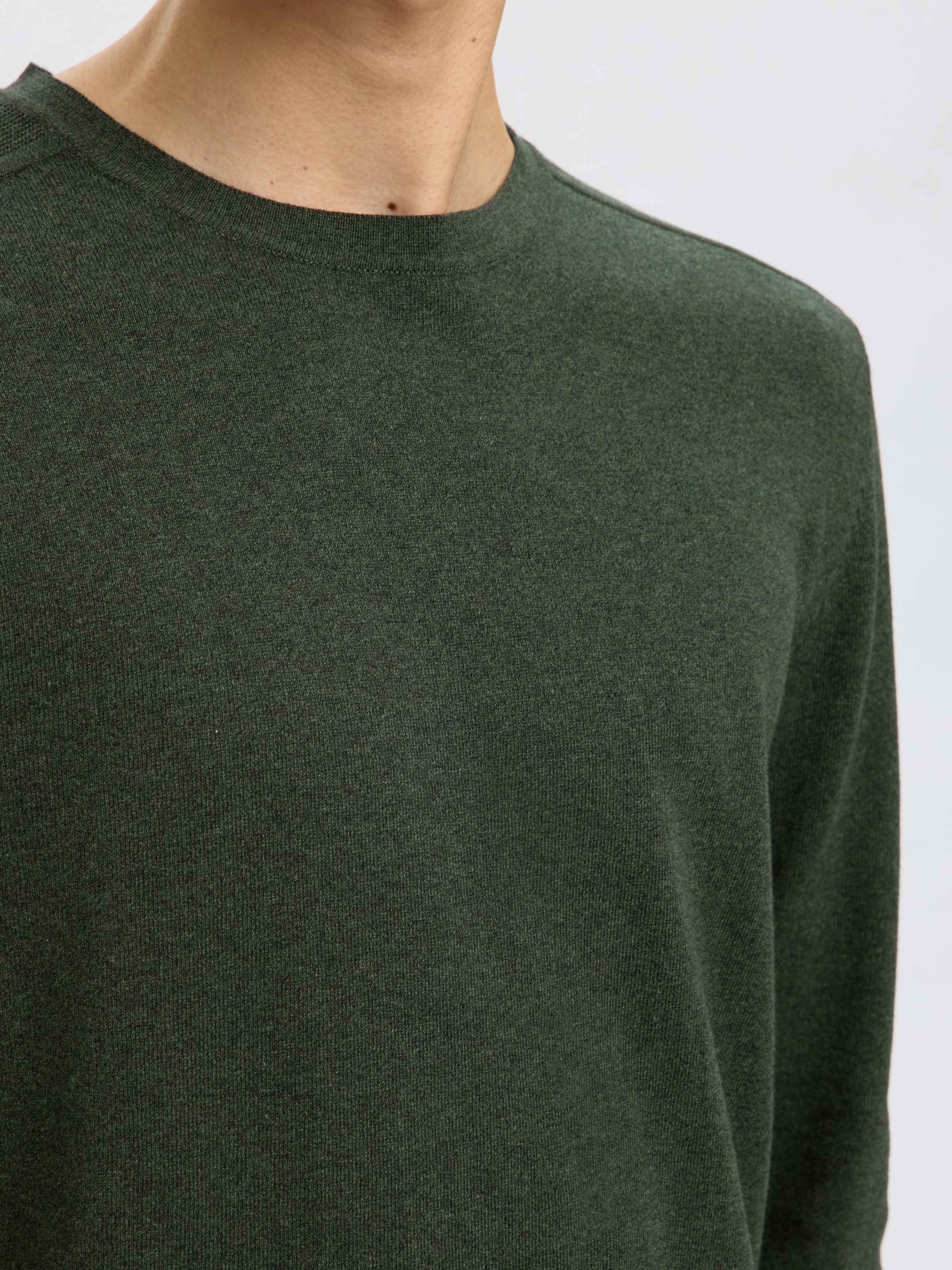 SELECTED »SLHBERG CREW NECK NOOS« Baumwolle, regular fit