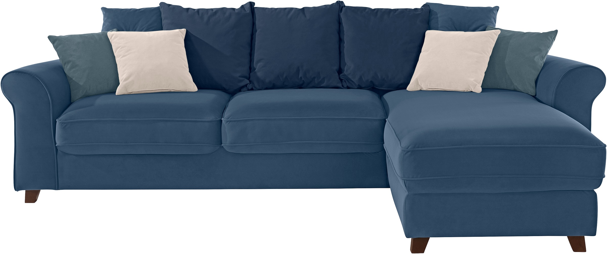 Image of Timbers Ecksofa »Big Reed«, mit vielen losen Kissen, B/T/H: 274/173/87 cm bei Ackermann Versand Schweiz