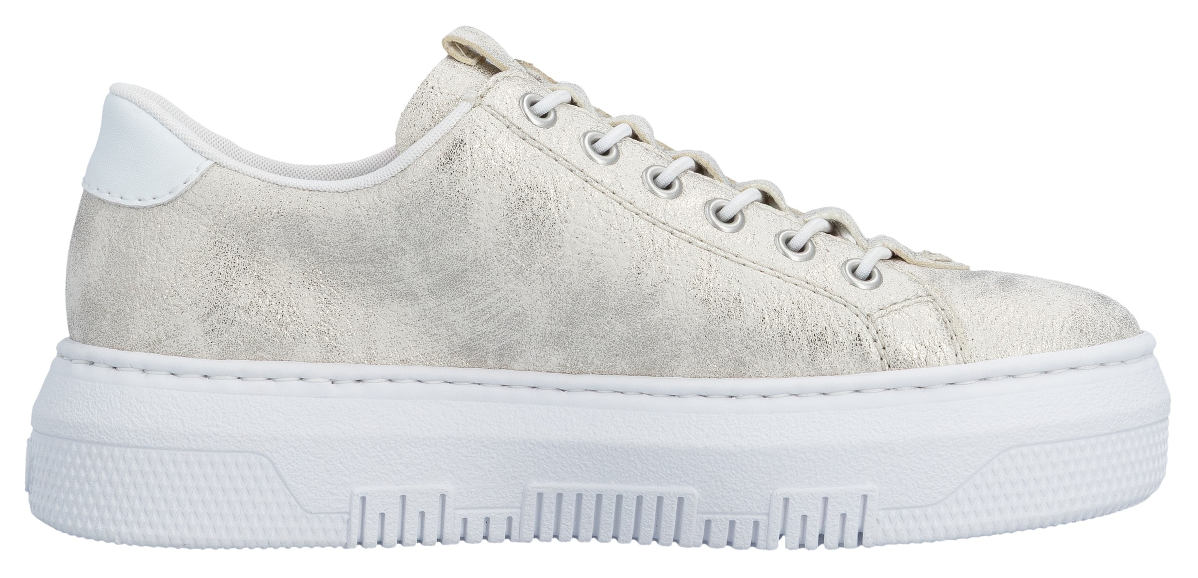 Rieker Baskets à plateforme  Sneaker, Slip-On Sneaker, Slipper mit Schaftrandpolster