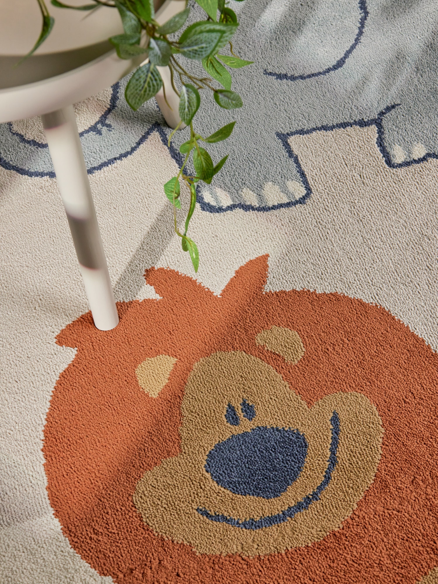 HANSE Home Kinderteppich »Savanna« rund 10 mm Höhe Pflegeleicht, Weich, Kinderzimmer, Spielteppich, Spielunterlage