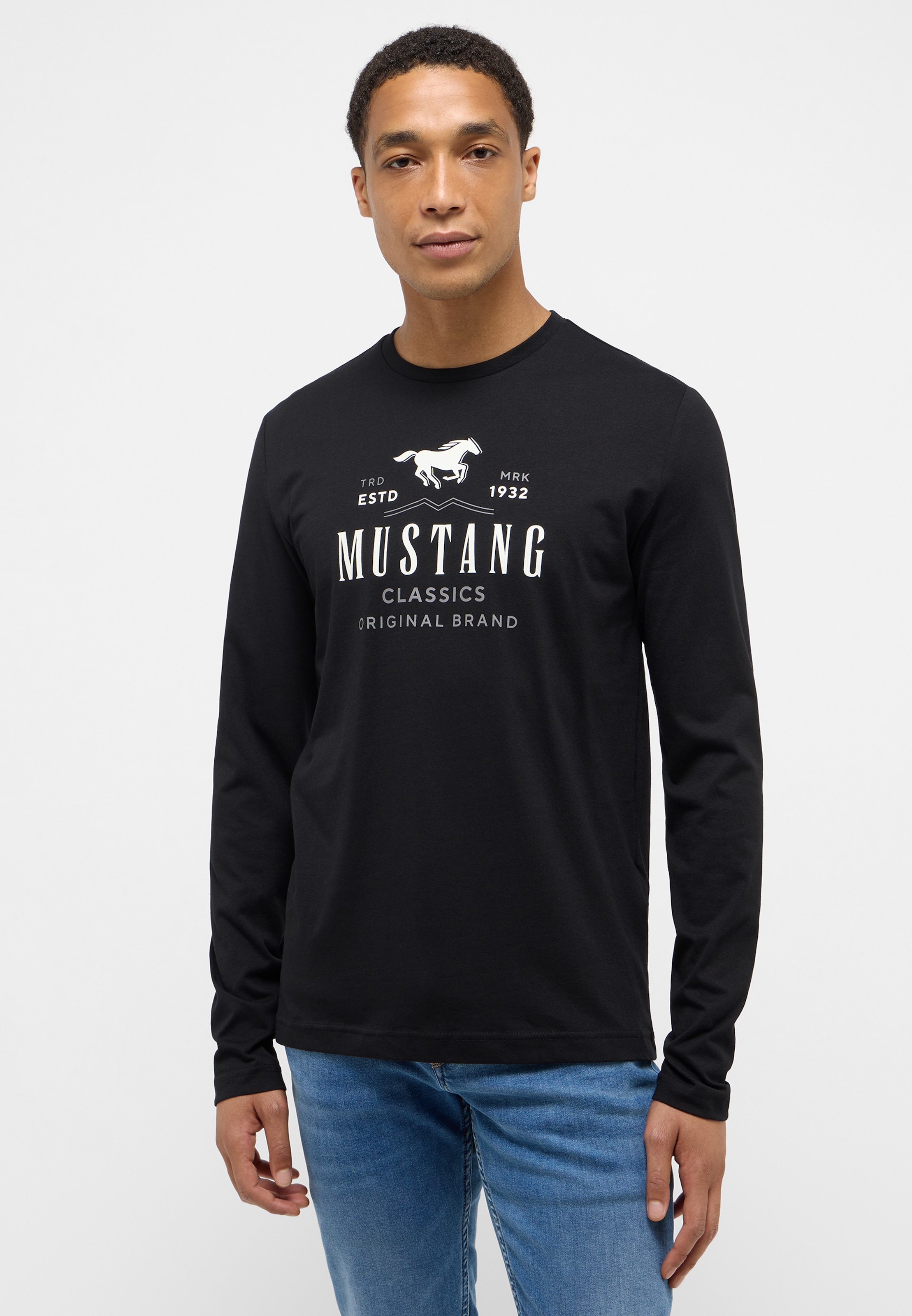 MUSTANG Langarmshirt »Style Adrian«