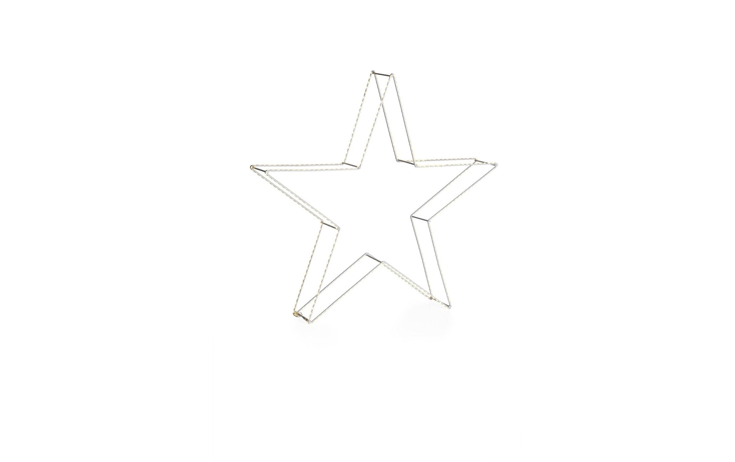 LED Dekofigur »Dekoration 3D Star Argento 78cm«