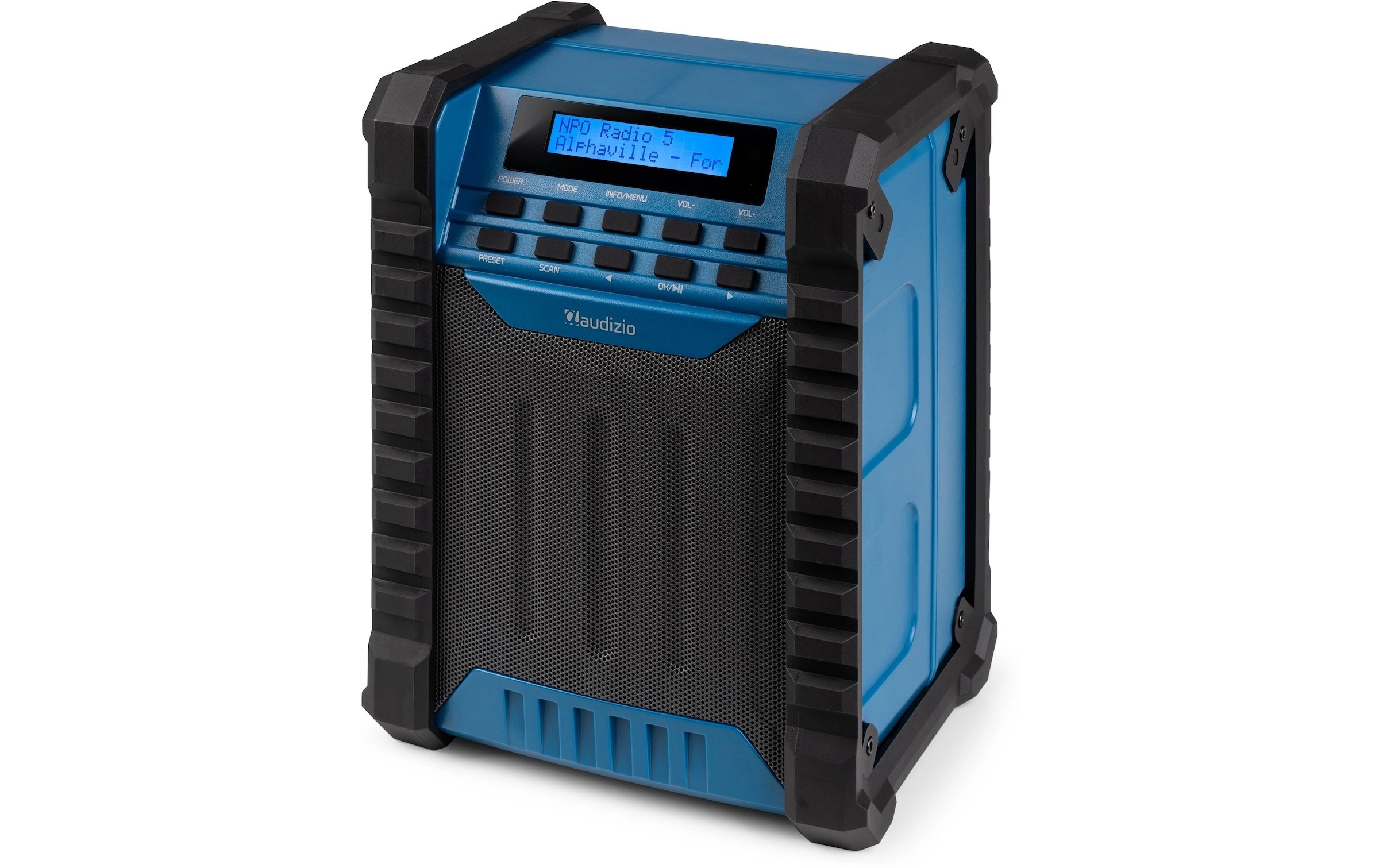 AUDIZIO Baustellenradio »Temi«, (Digitalradio (DAB+)-FM-Tuner)