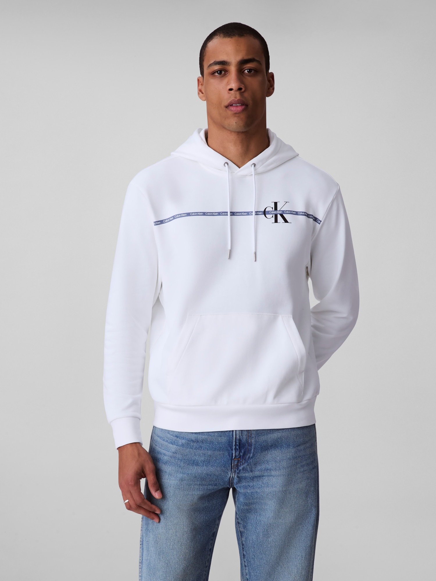 Image of Calvin Klein Kapuzensweatshirt "400GSM TRRY SPRTSWR", Mit Rundhalsausschnitt