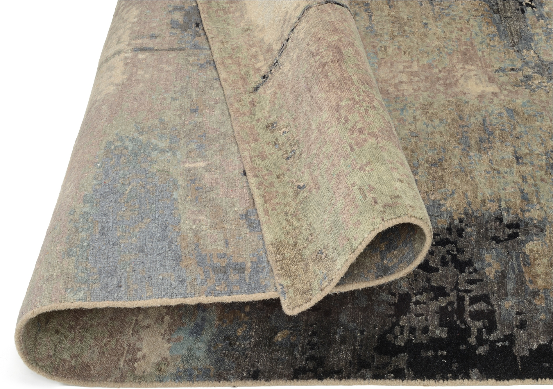 OCI DIE TEPPICHMARKE Teppich »PHENOM MARBELLA« rechteckig 10 mm Höhe handgeknüpfter Designer Teppich Naturfaser Kurzflor