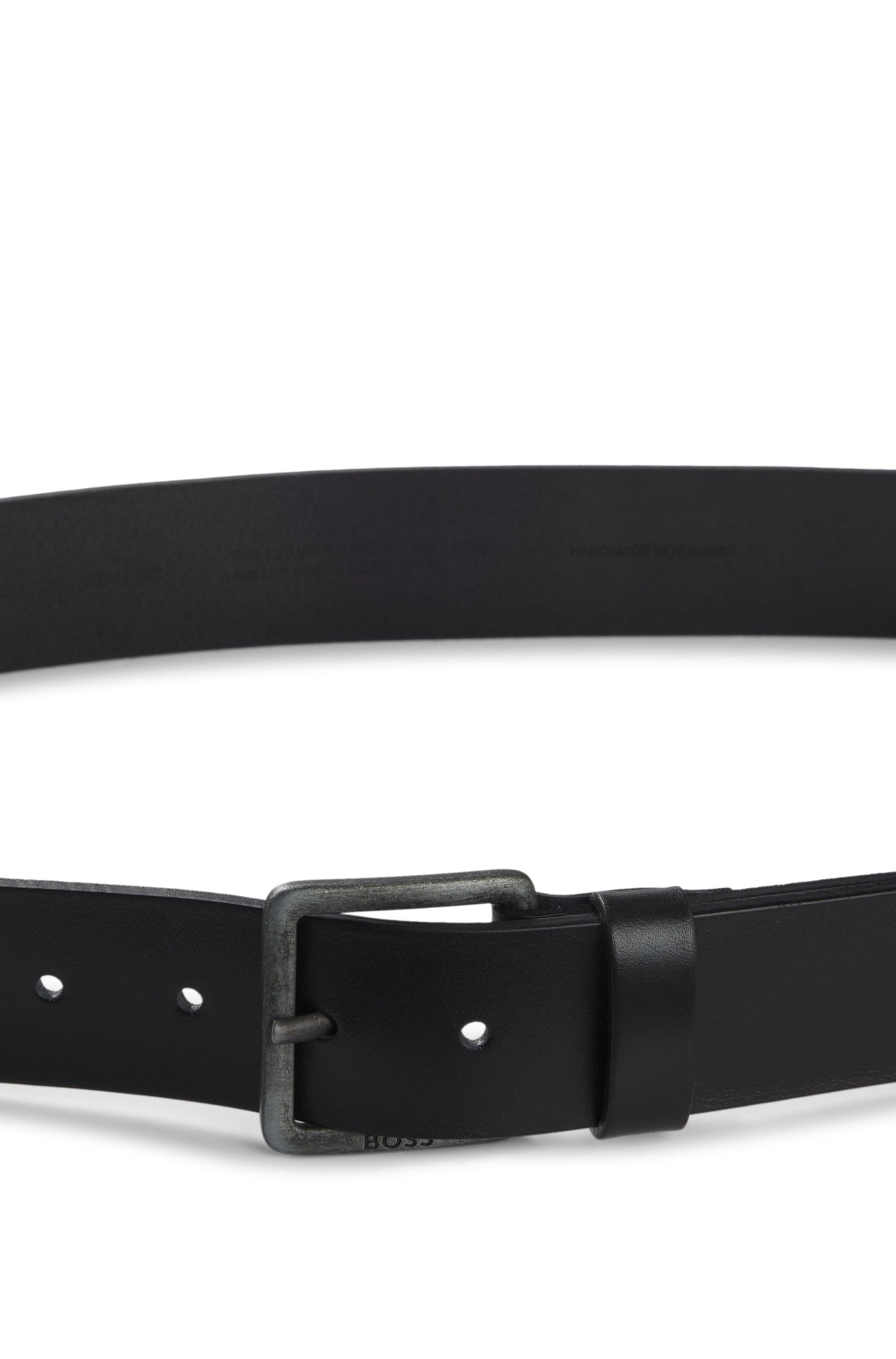 BOSS Ledergürtel »Jeeko_Sz40«, mit matter Schliesse