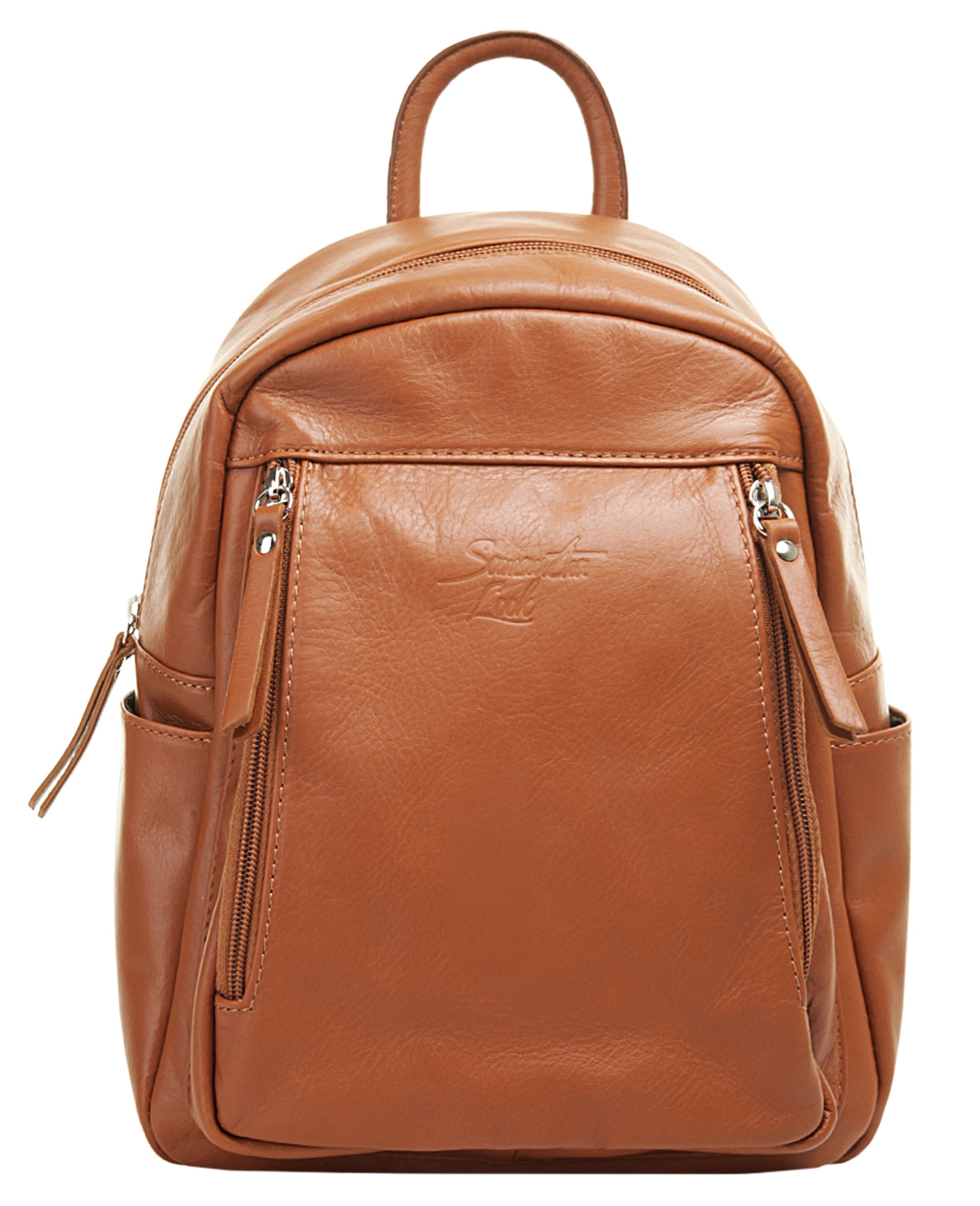 Samantha Look Cityrucksack, echt Leder, Made in Italy