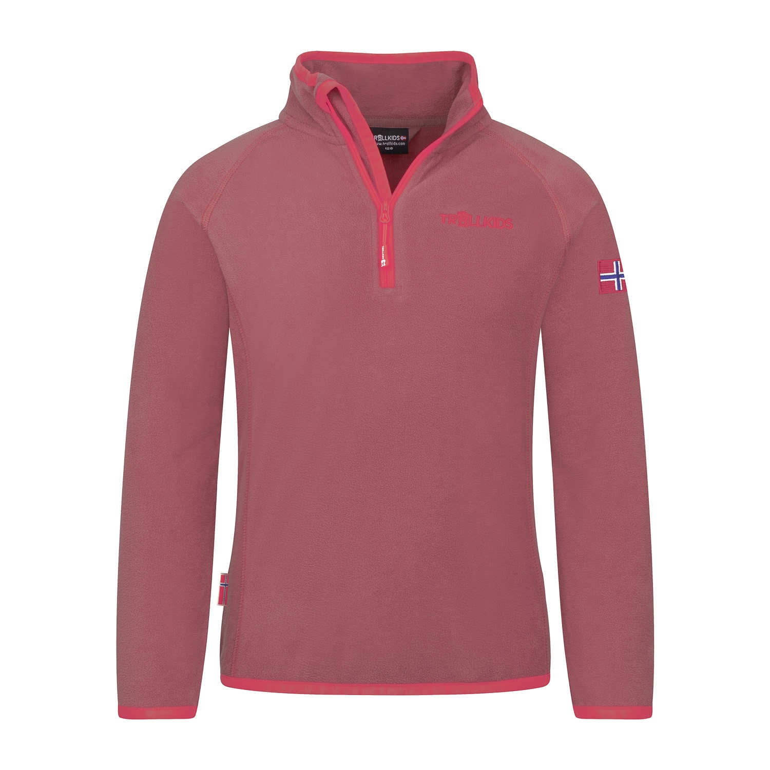 TROLLKIDS Pull en maille polaire »KIDS NORDLAND HALF ZIP« en polyester, pour enfants