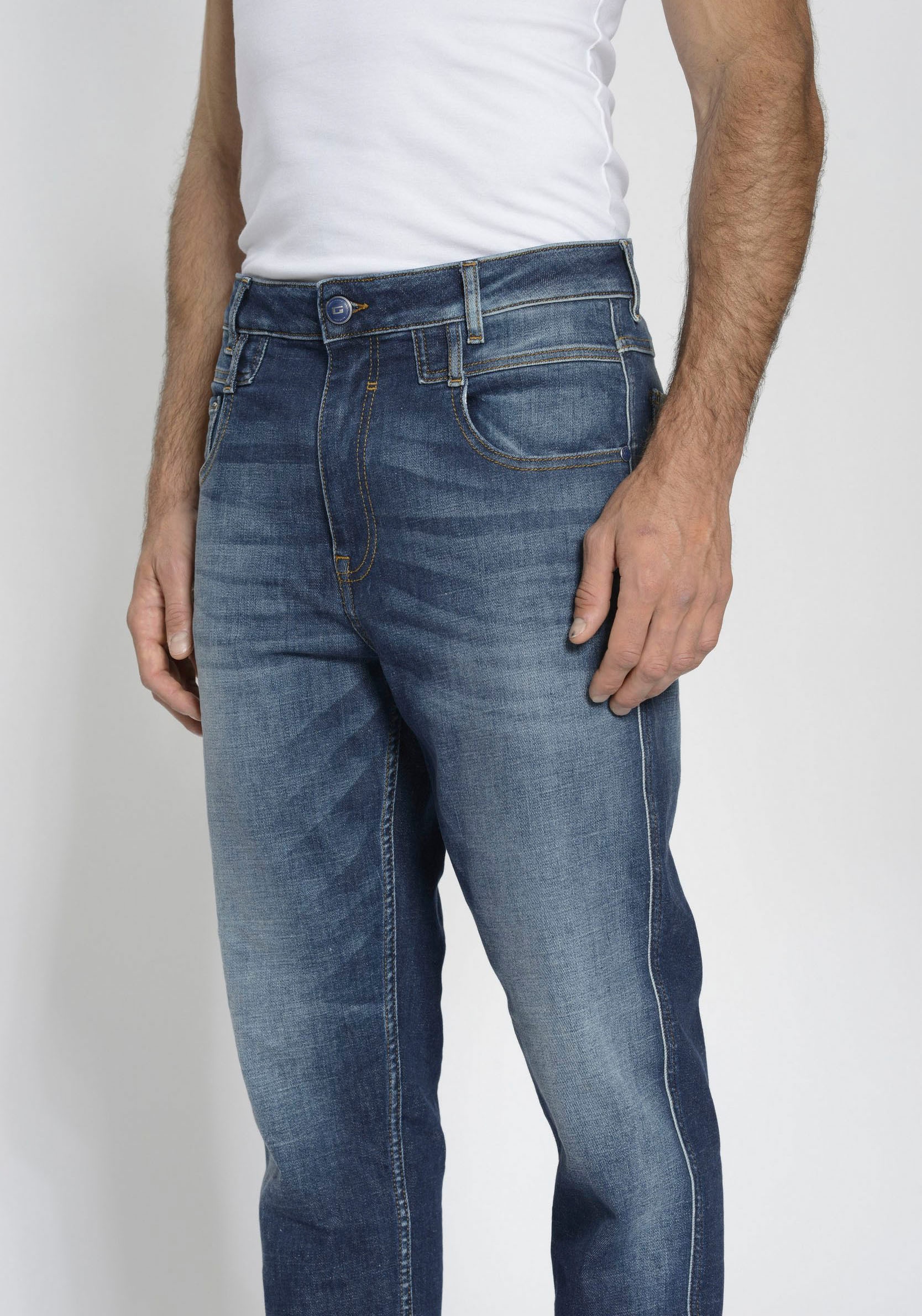 GANG Stretch-Jeans »94MARCO«, im relaxten 5-Pocket Style mit doppelter Gürtelschlaufe