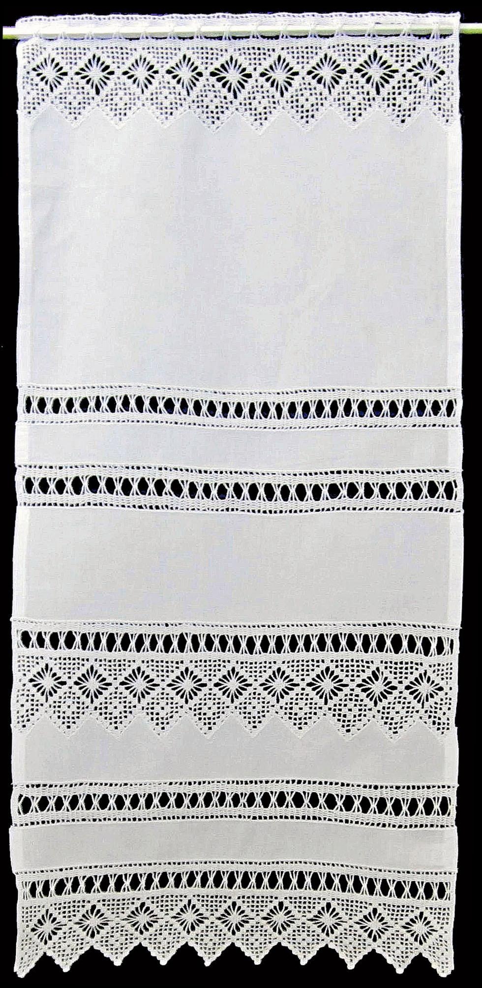 Image of HOSSNER - ART OF HOME DECO Scheibengardine "Spitzingsee" Stangendurchzug 1 Stk. tlg.
