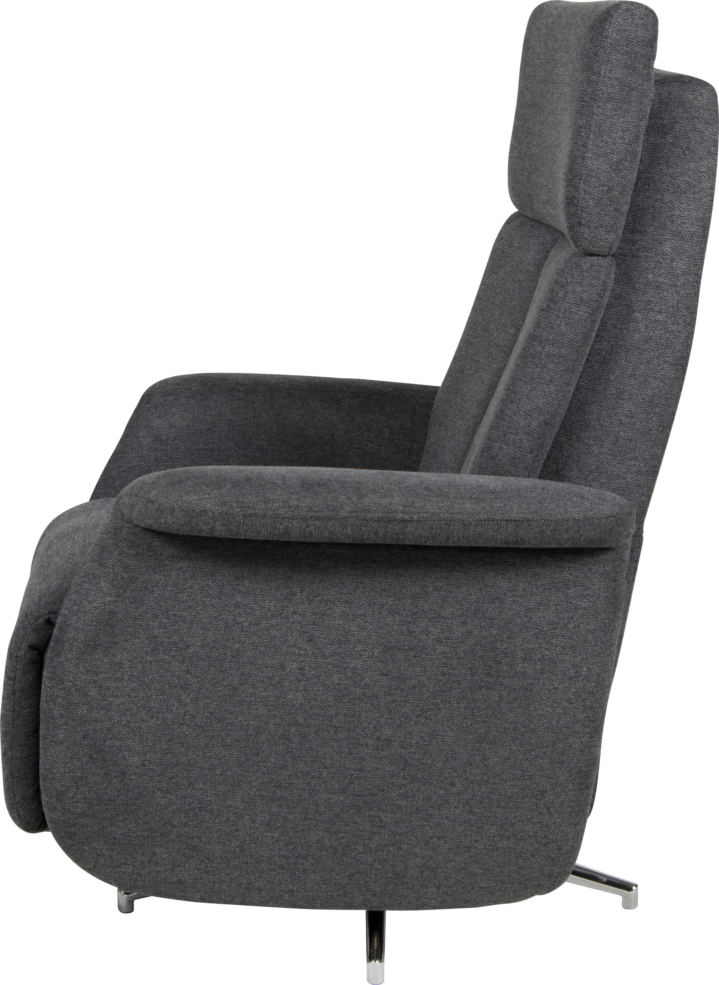 Duo Collection Fauteuil TV »Thompson mit stufenloser Einstellung der Rückenlehne, Relaxfunktion« avec ressorts ensachés et suspension à lames en acier, pivotant à 360 degrés