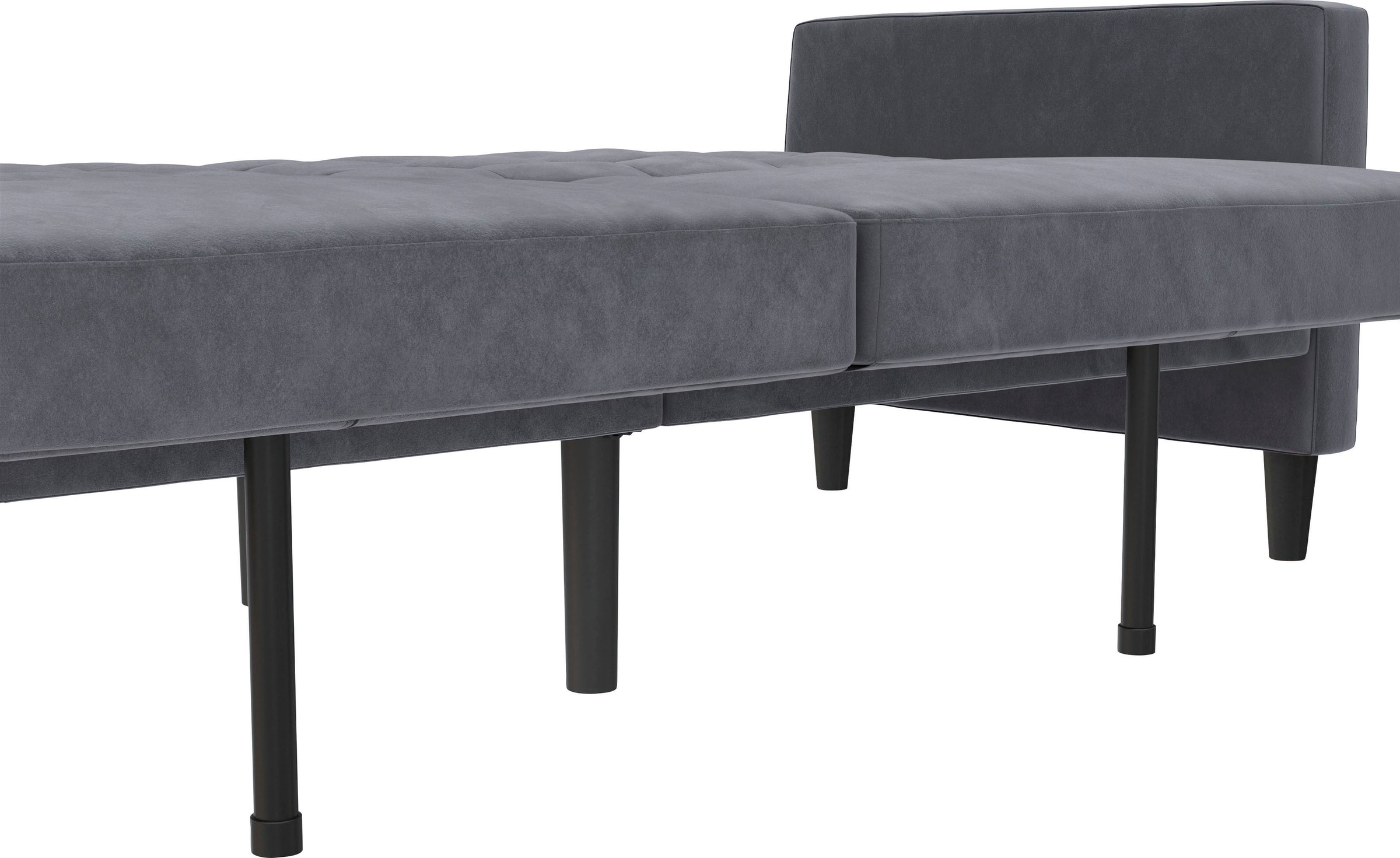 Dorel Home 3-Sitzer »Presley« Sofa mit Bett-Funktion und verstellbarer Rückenlehne