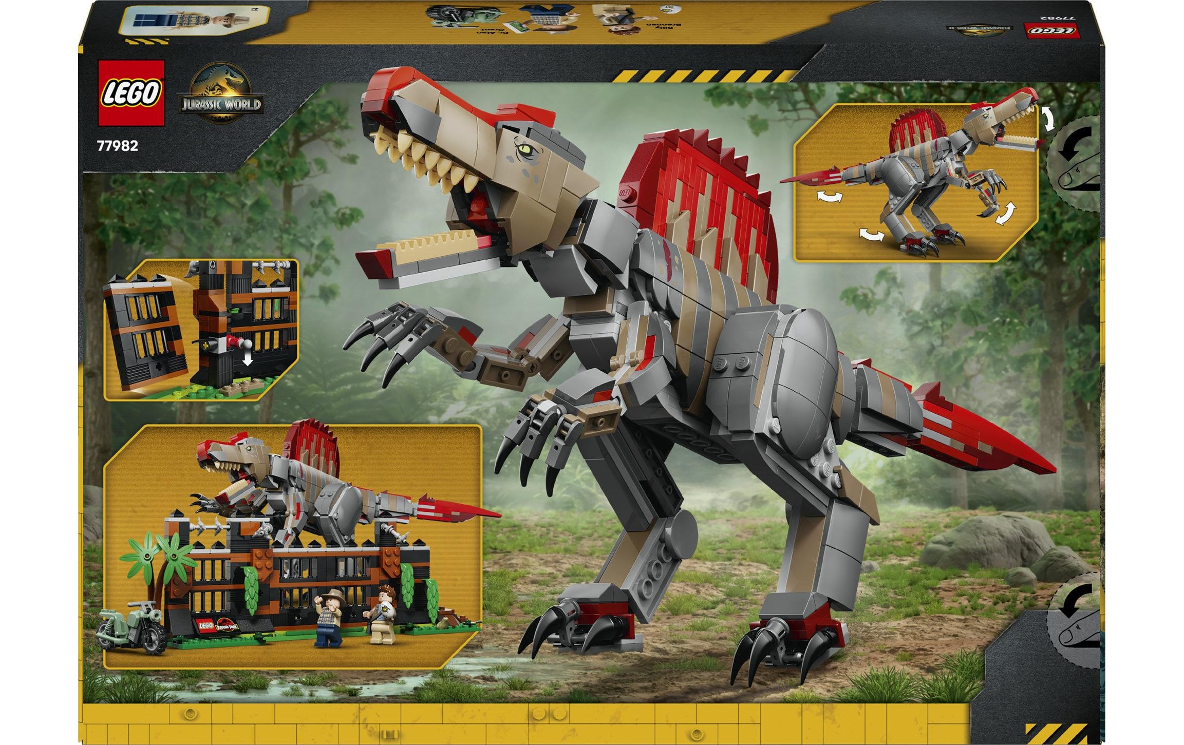 LEGO® Konstruktionsspielsteine »Flucht des Spinosaurus (77982), LEGO Jurassic World« Made in Europe