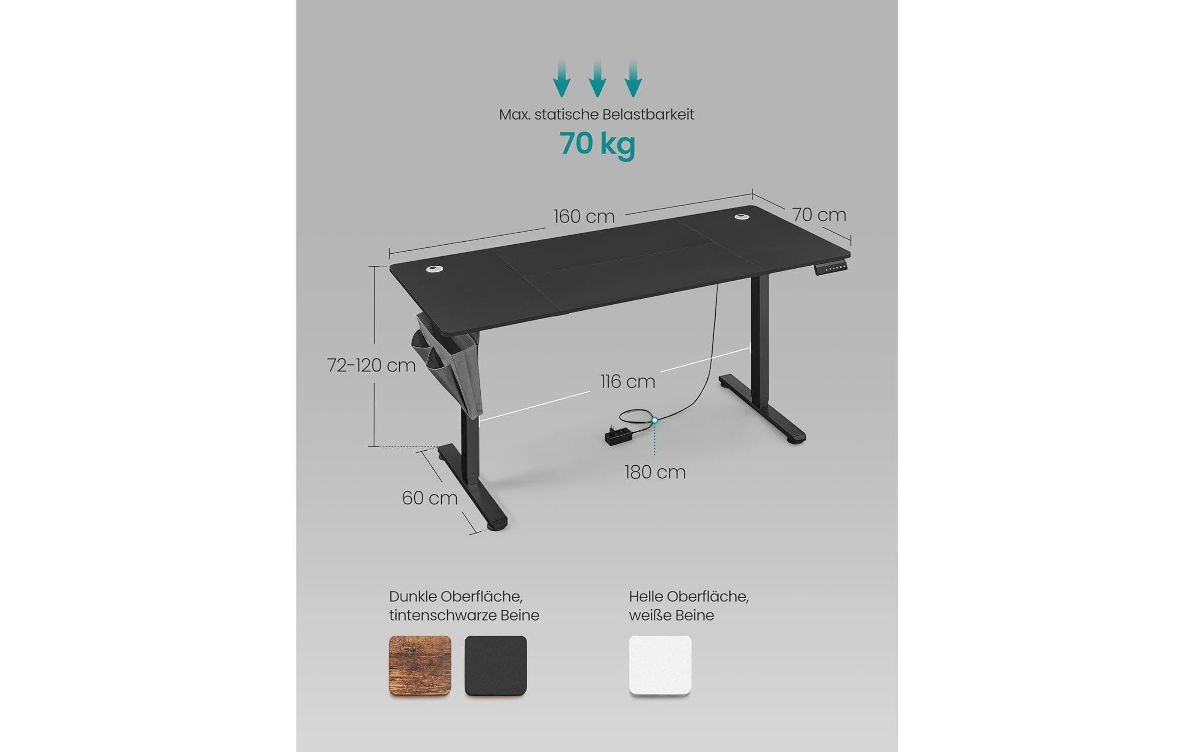 SONGMICS Stehtisch »Vasagle 160 x 70 cm«