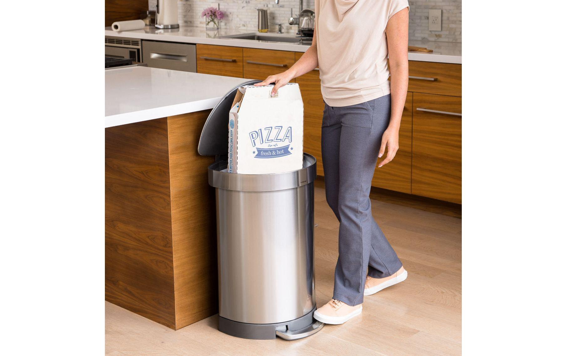 simplehuman Poubelle »Halbrunder« 1 Behälter