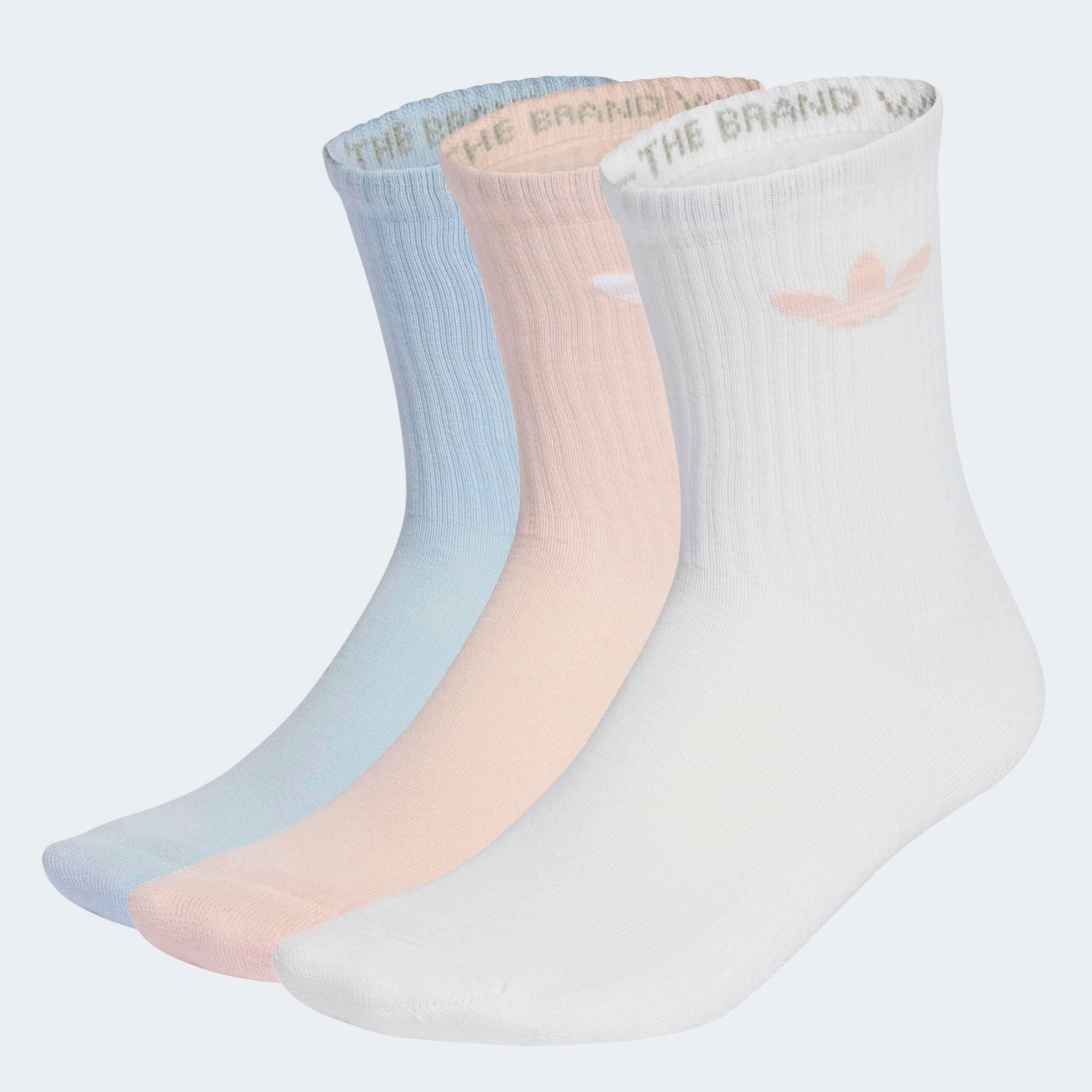 adidas Originals Sportsocken »TR CREW S 3P« 3 Paar tlg. für Erwachsene, 3er-Pack, mit Logodruck, wadenlang
