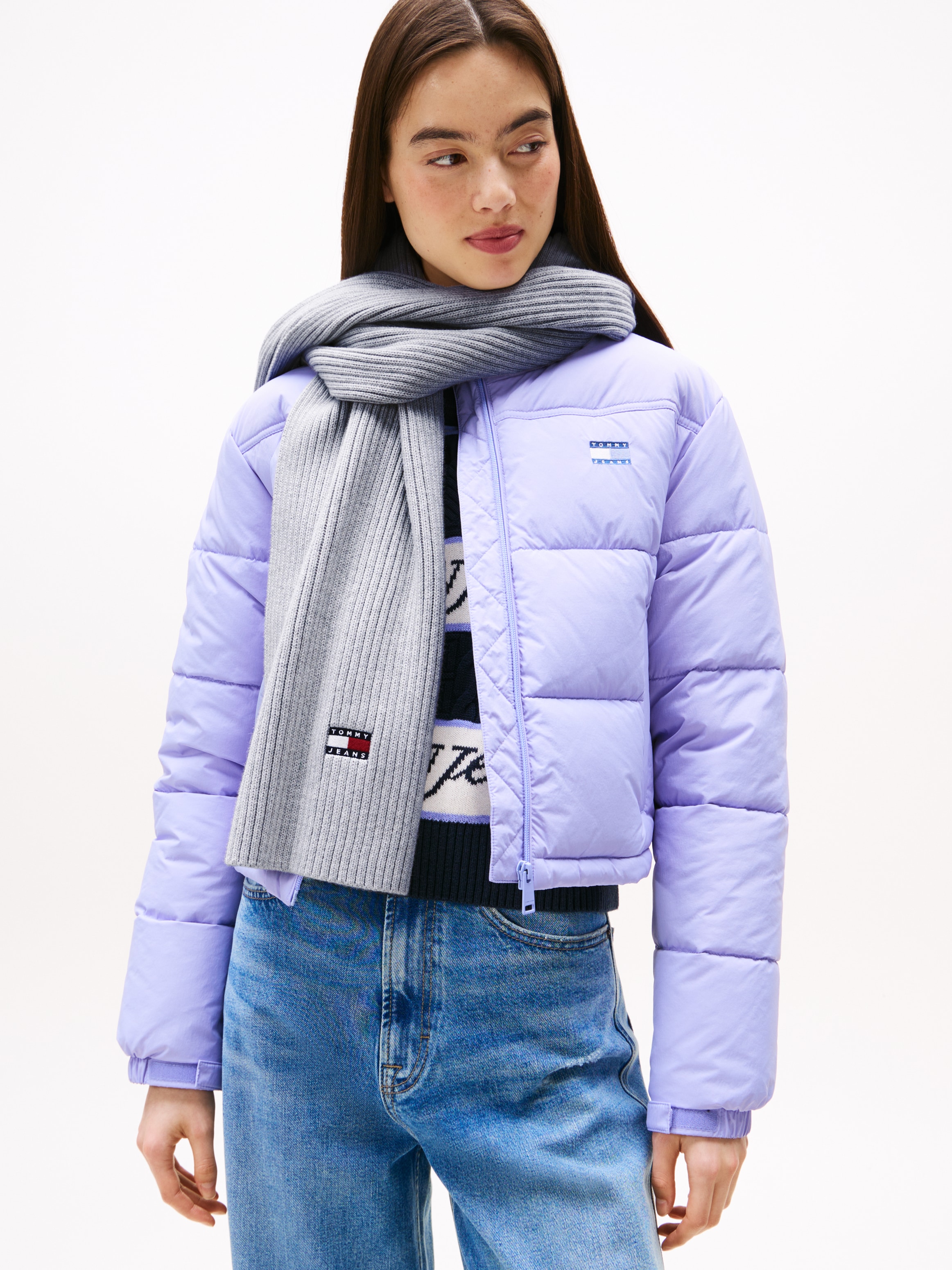 Tommy Jeans Schal »TJW HERITAGE CORE SCARF«, Rippstrick, 190 x 28 cm
