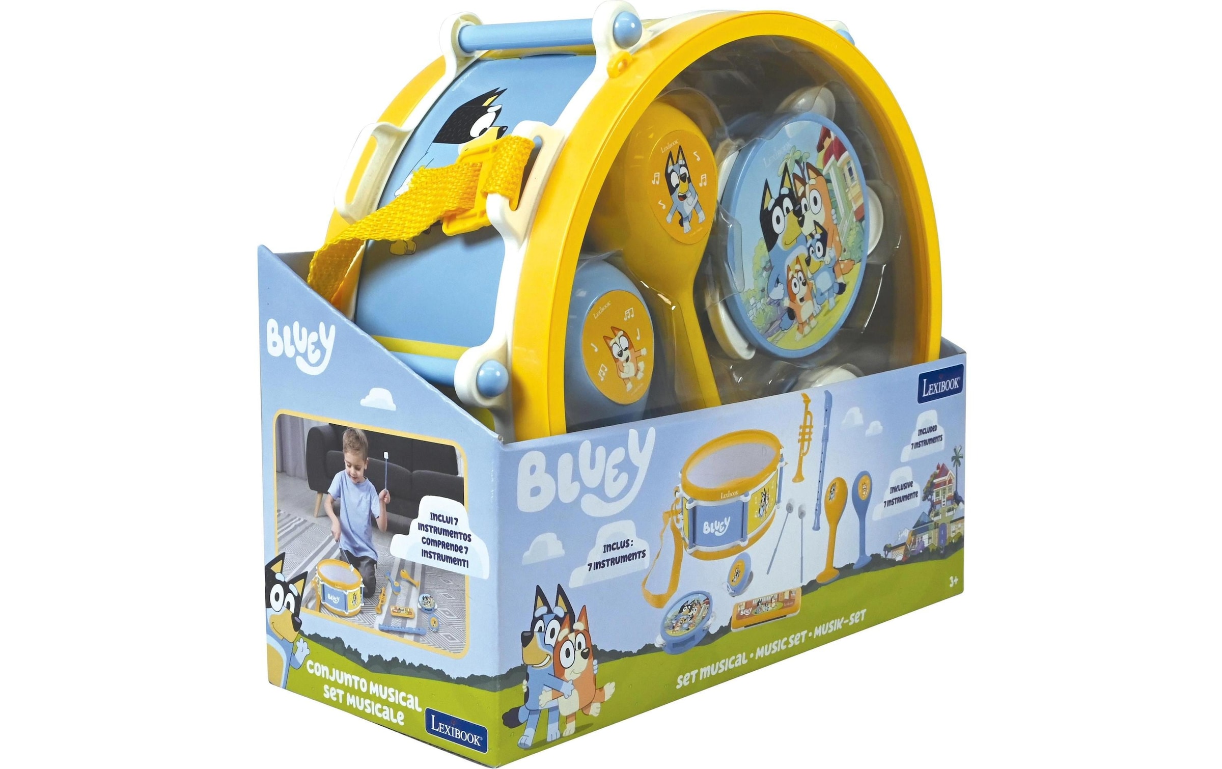 Lexibook® Jouet instrument de musique »Musikset Bluey 7-teilig«