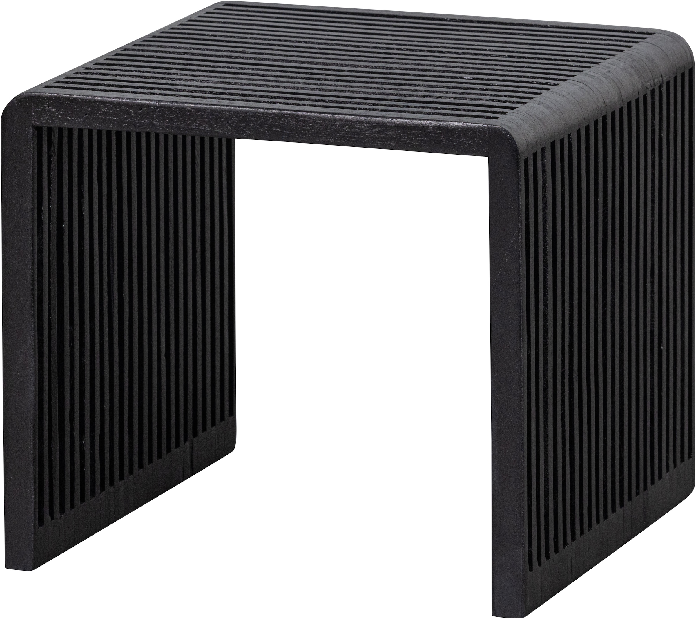 WOOOD Beistelltisch »Willa aus Teakholz, organische Formgebung 50x43,5x40 / 40x38x35 cm« Set, 2 Stk. tlg. 2er-Set, Tragkraft 15 kg, recyceltem Teakholz farbig behandelt