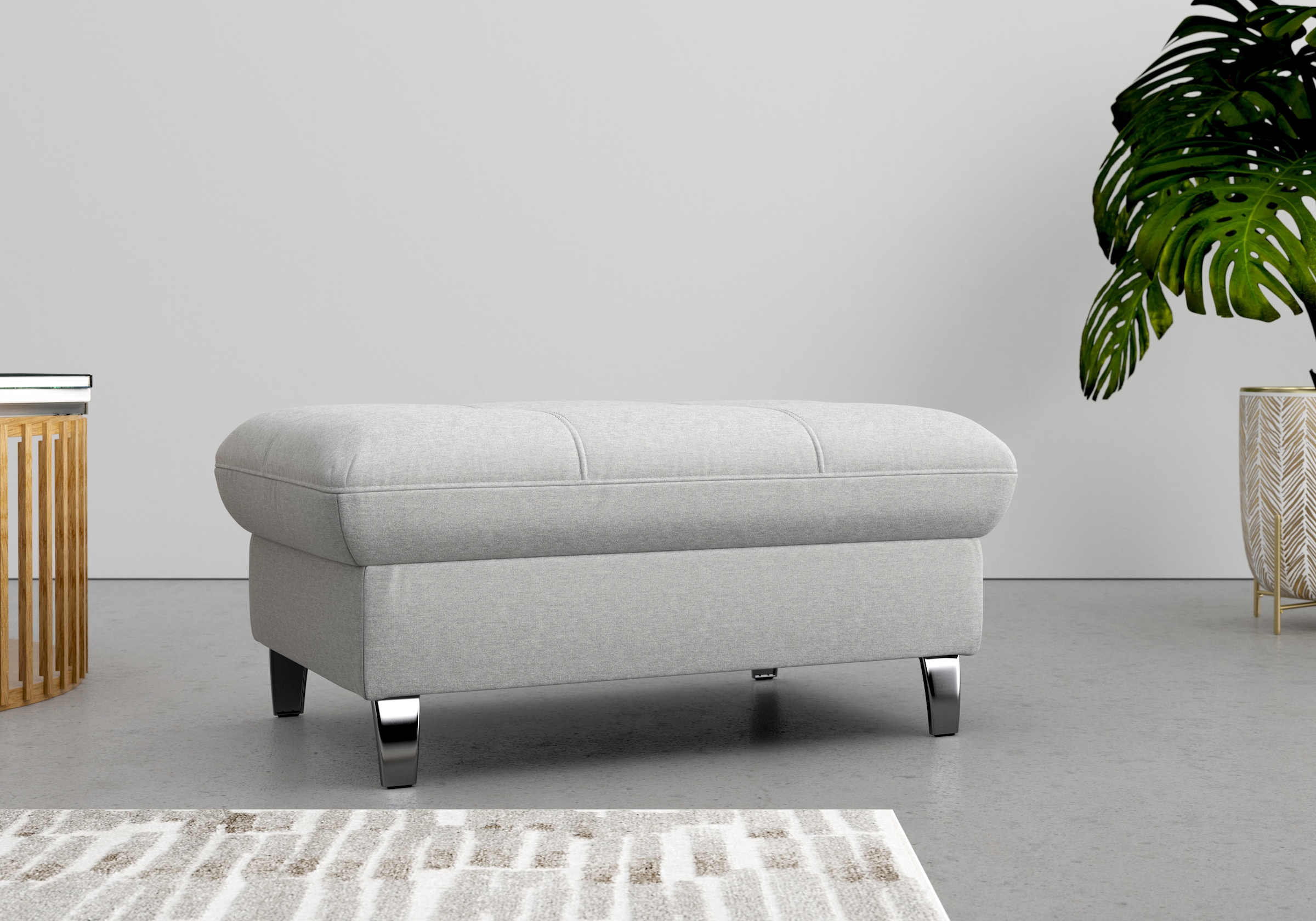 sit&more Stauraumhocker »Maggiore« mit Stauraum und modernen Metallbeinen