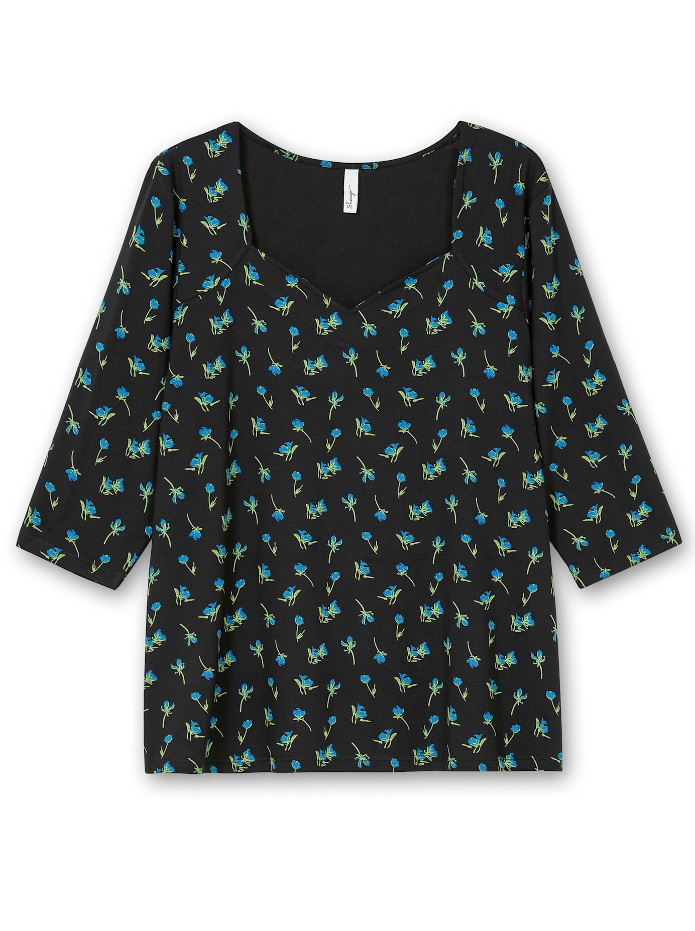 Sheego 3/4-Arm-Shirt »T-Shirt«, (1 tlg.)
