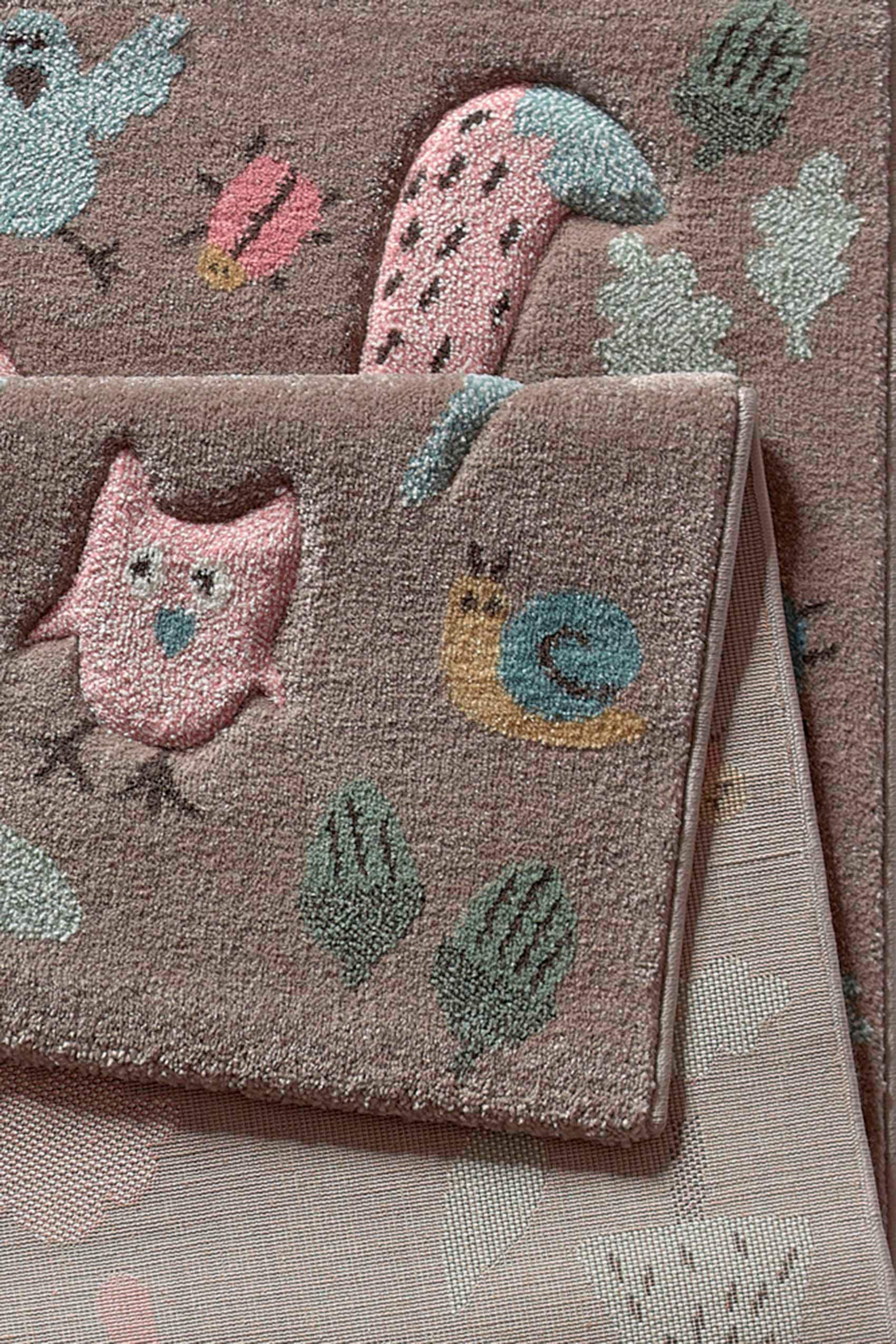 Sigikid Kinderteppich »Forest«, rechteckig, 13 mm Höhe, Wald Tiere Design, Kurzflor