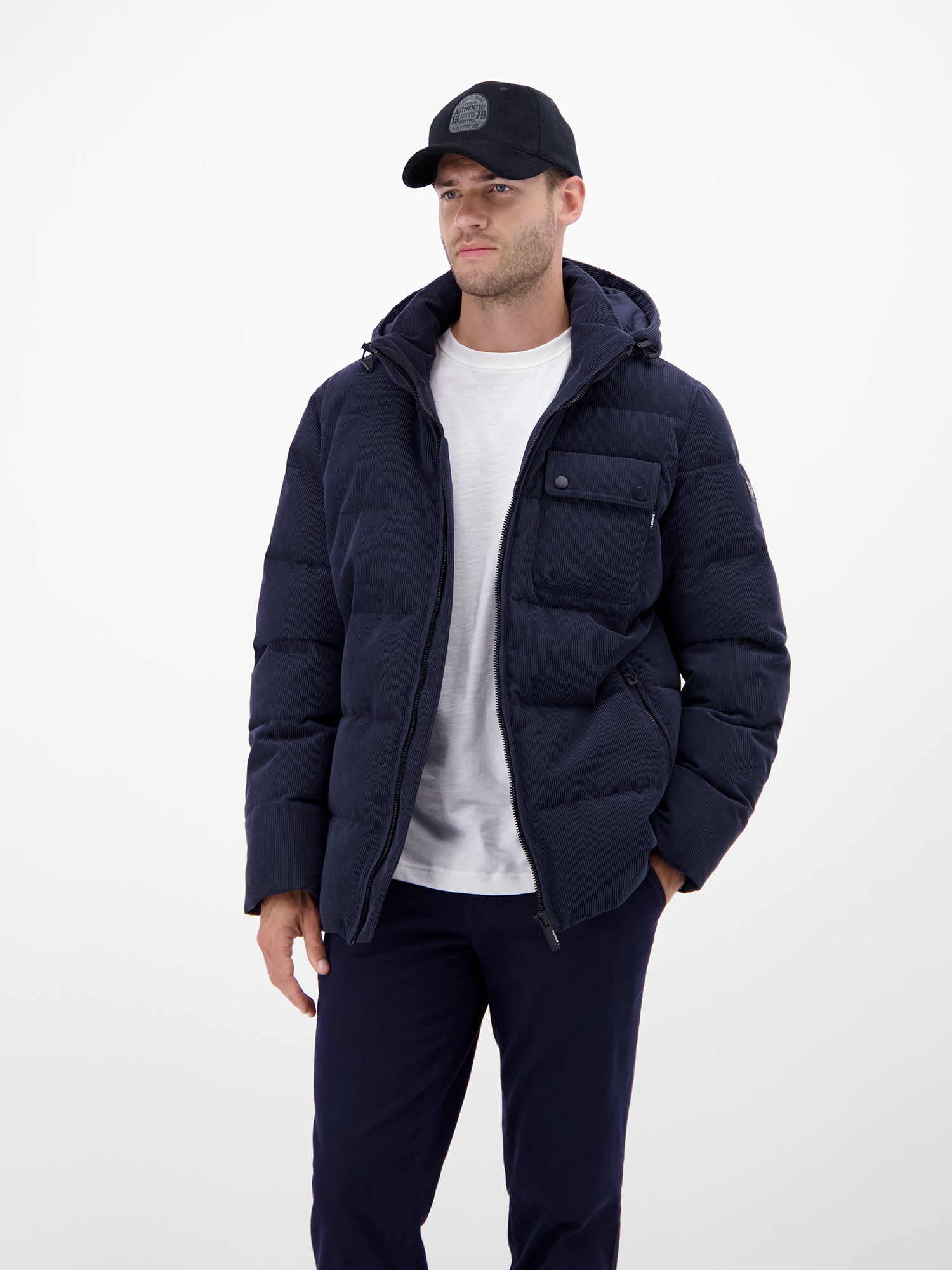 LERROS Bonnet tricoté »Herren Basecap, unifarben«