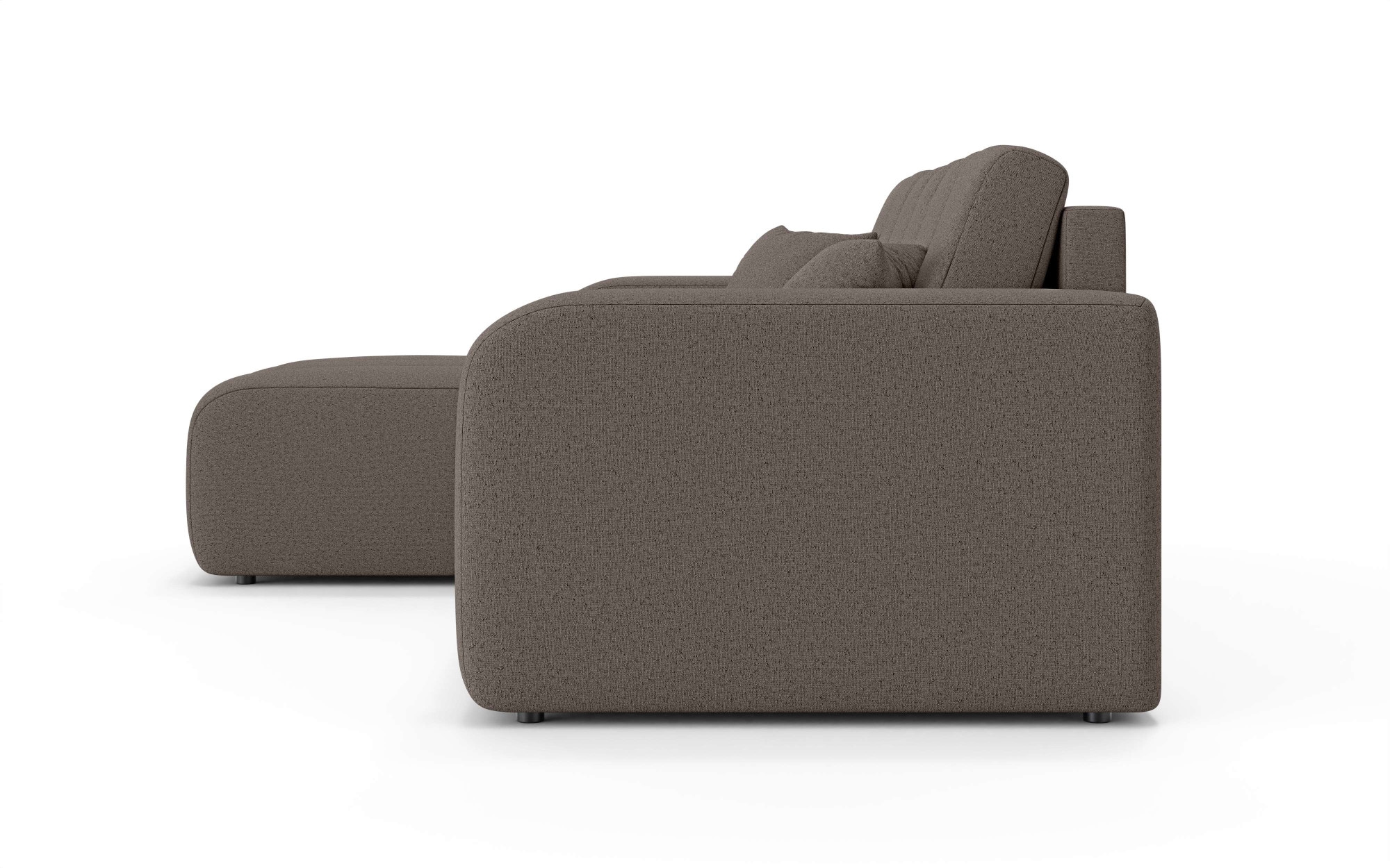 INOSIGN Ecksofa »CASSY L-Form, Schlafsofa mit Bettkasten, Masse B/T/H: 245/165/88 cm«, mit 2 Rückenkissen, Recamiere rechts oder links bestellbar