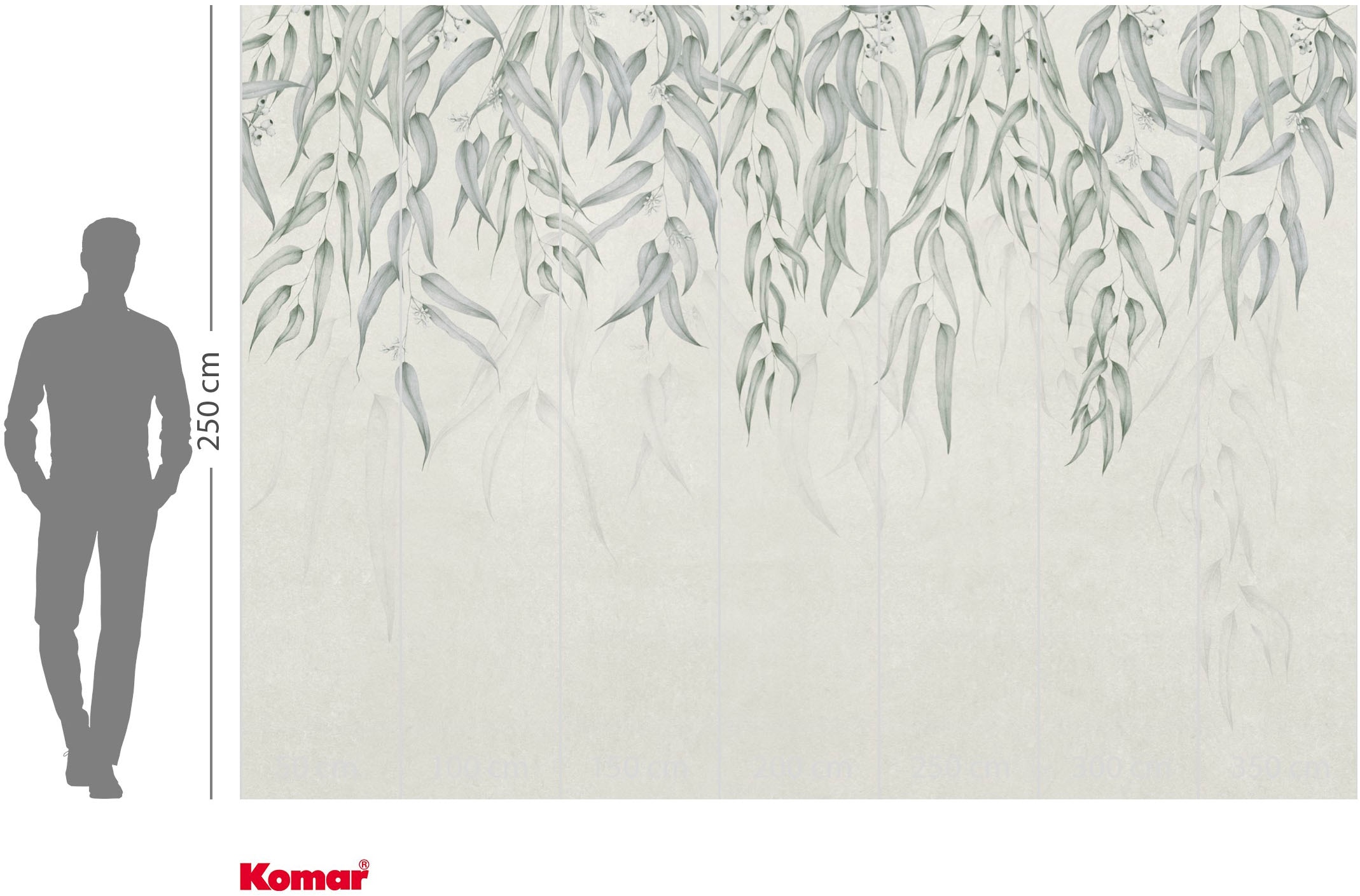 Komar Fototapete »Vlies Fototapete - Branches - Grösse 350 x 250 cm« Motiv | bedruckt glatt