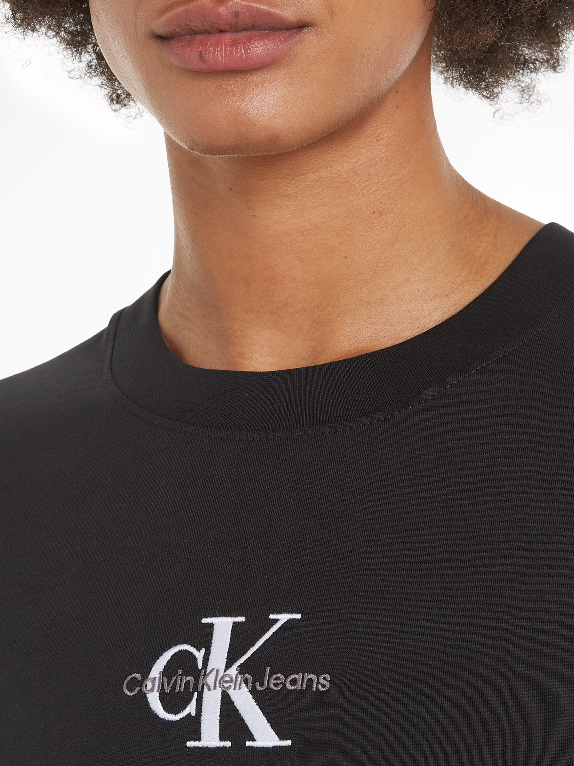 Calvin Klein Jeans T-Shirt »MONOLOGO SLIM TEE«, mit Logoprägung