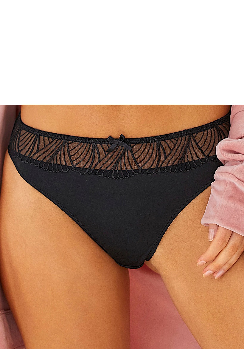 Image of LASCANA Bikinislip, mit Bund aus modischer Spitze bei Ackermann Versand Schweiz