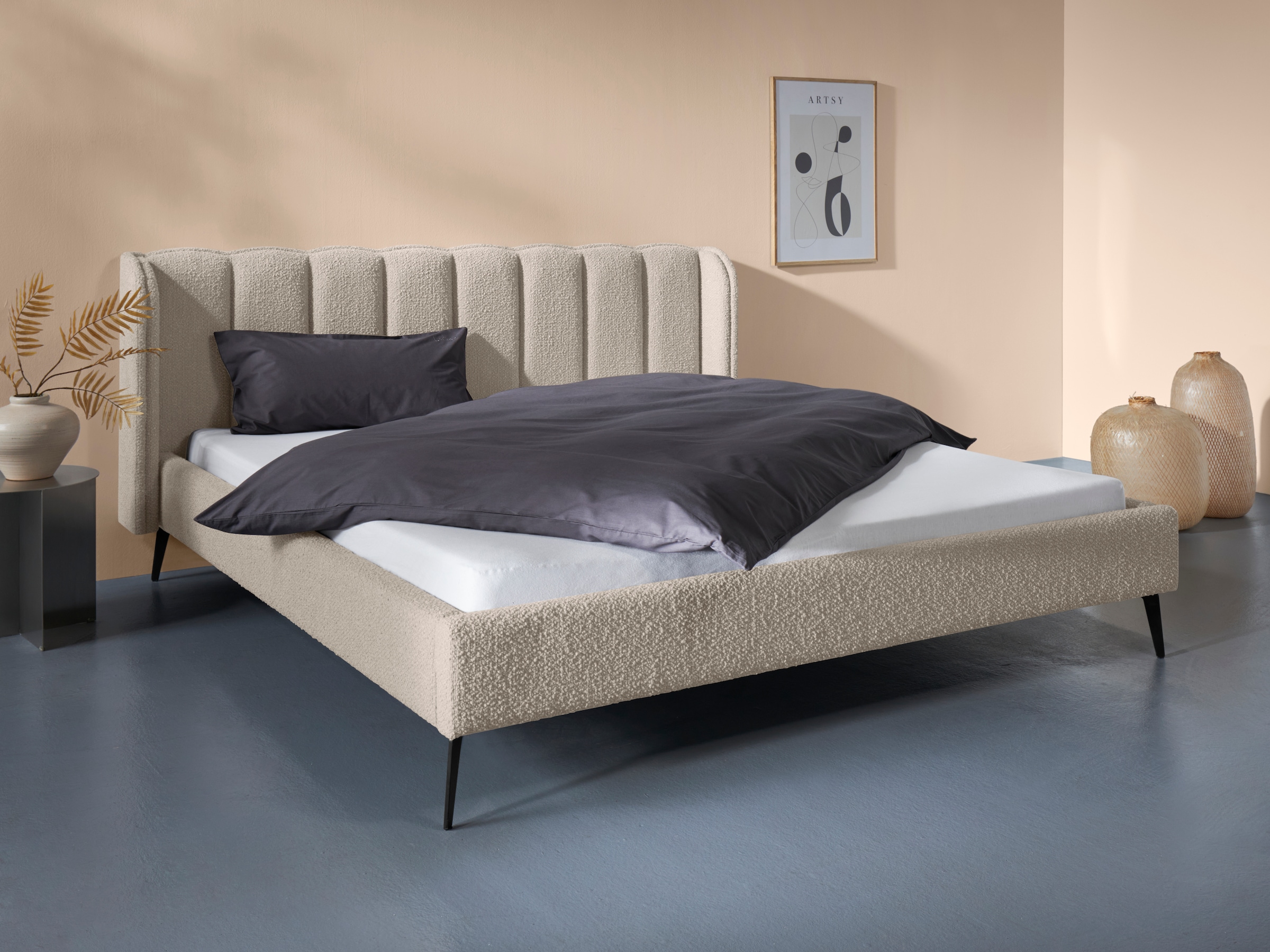 LeGer Home by Lena Gercke Polsterbett »Dorly«, auch in Bouclé, in zwei Breiten