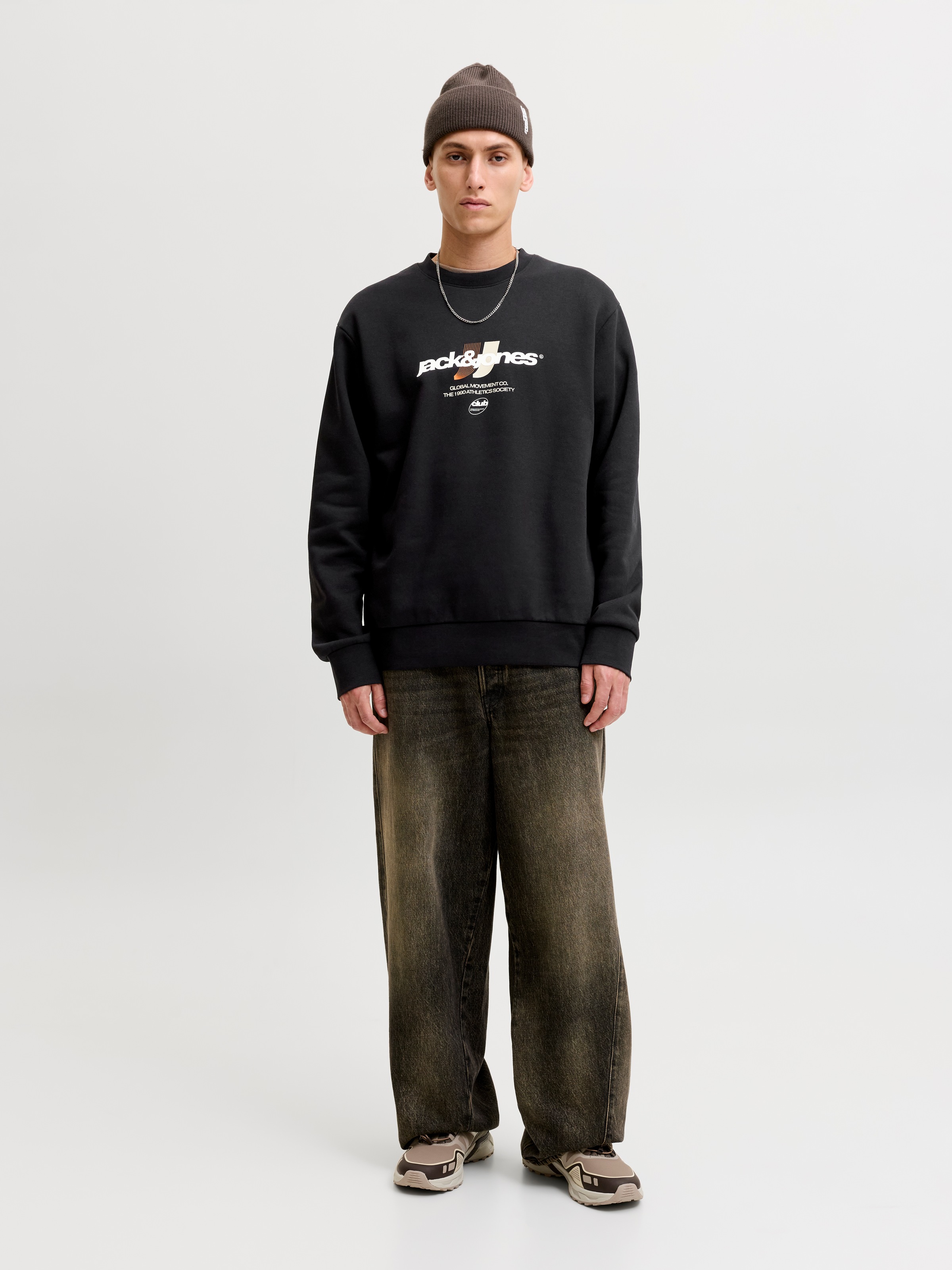 Jack & Jones Sweatshirt »JCOCLUB BRANDING SWEAT CREW NECK«, Baumwollmischung, regular fit
