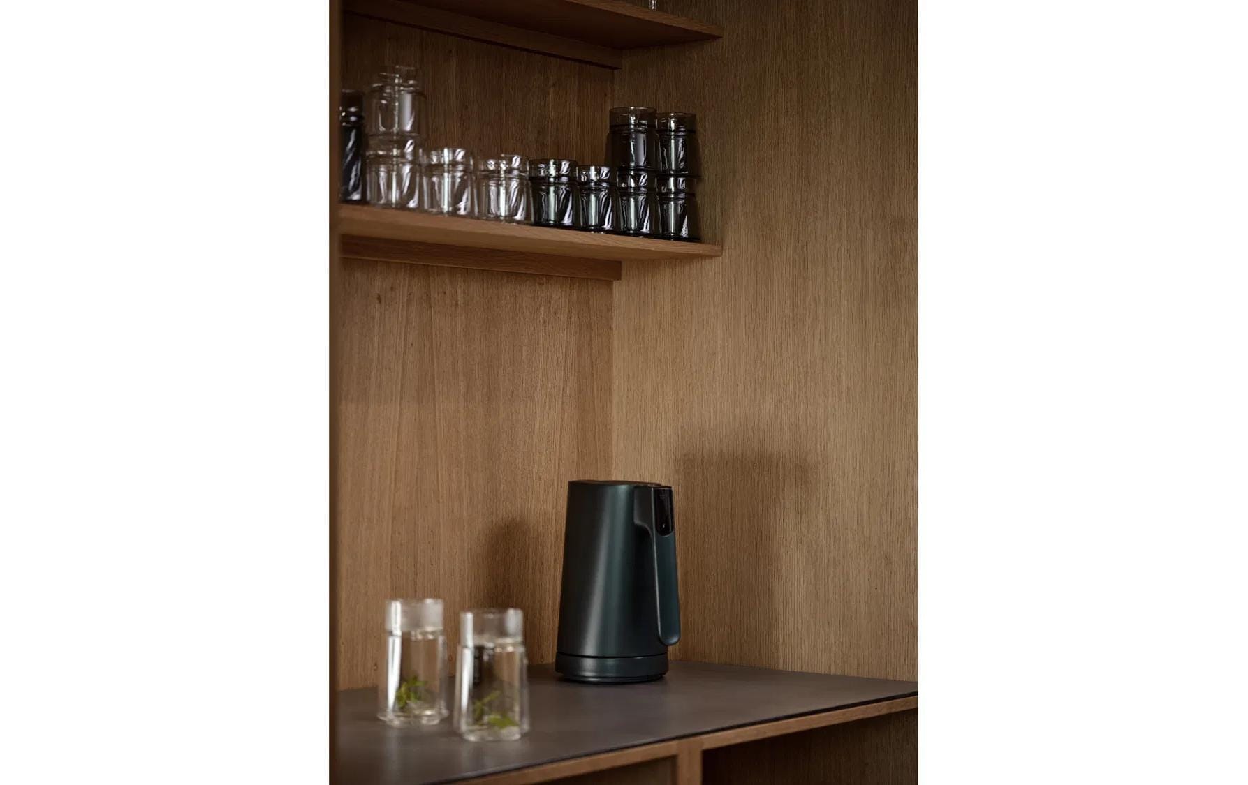 Jacob Jensen Wasserkocher »23 x 16 x 26 cm 1,2 l« 1,2 l 2200 W Wasserkocher mit Touch-Bedienung und Temperaturvorwahl