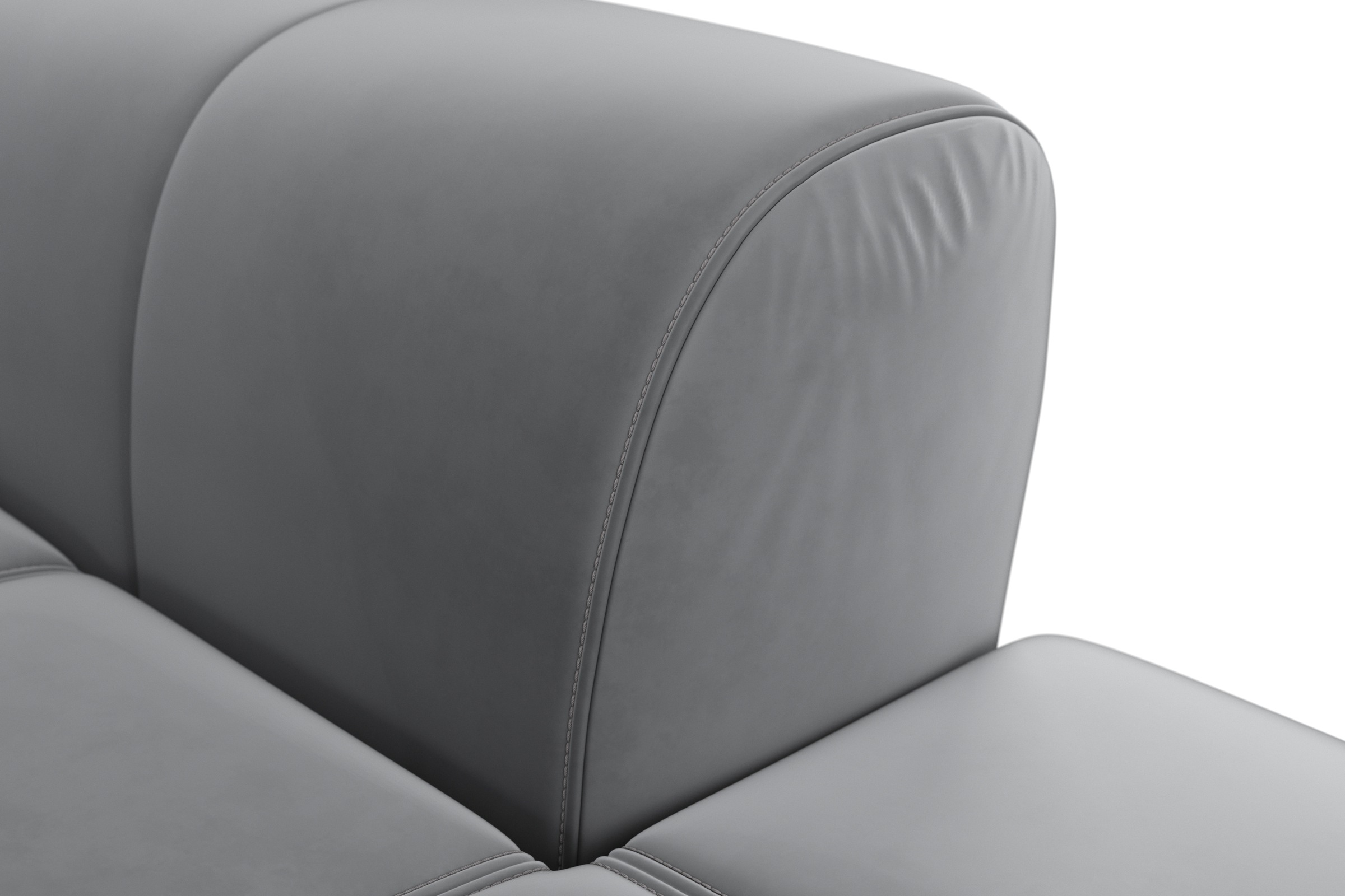 sit&more Ecksofa »Bendigo L-Form«, inklusive Sitztiefenverstellung, Bodenfreiheit 12 cm, in 2 Fussfarben