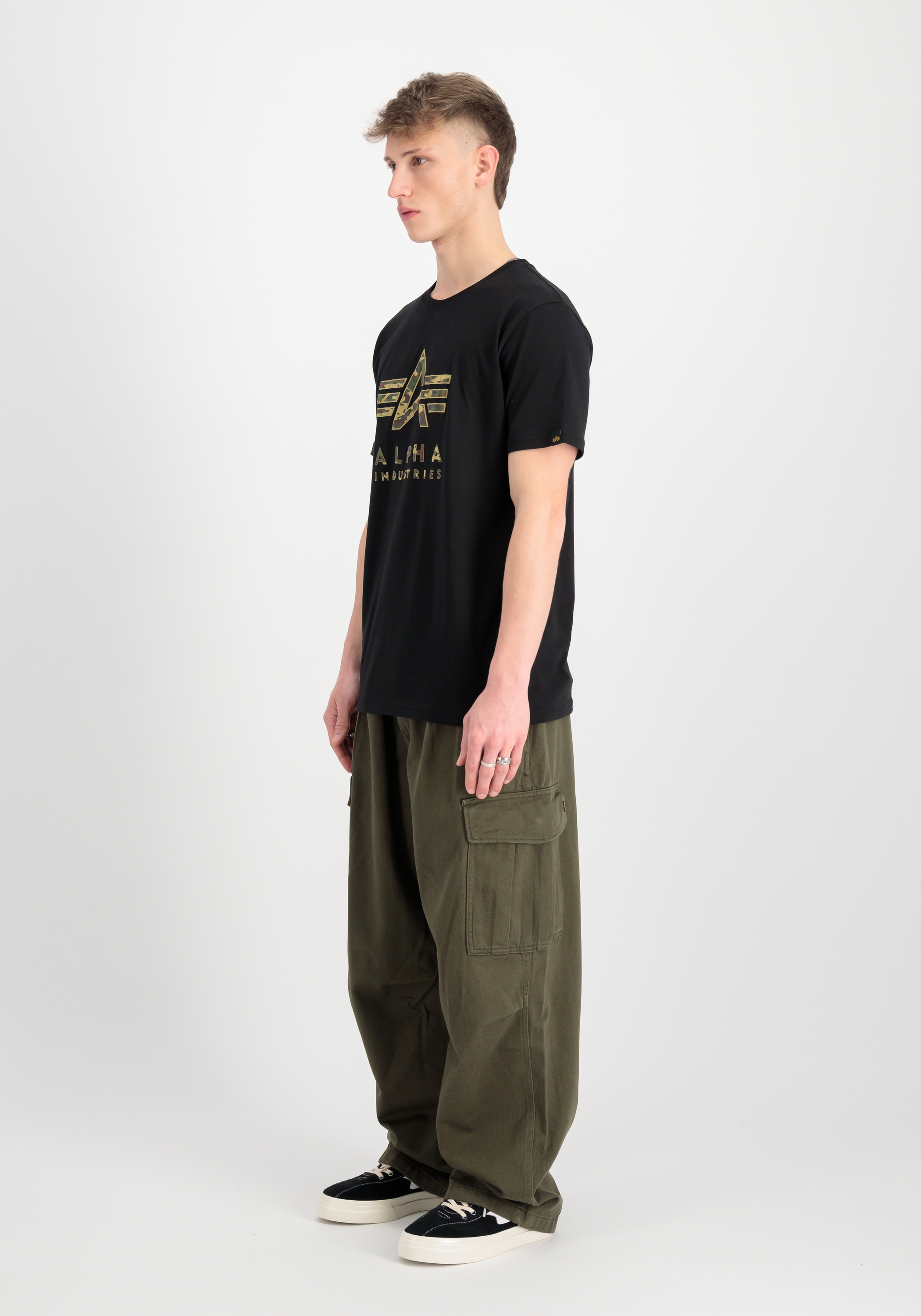 Alpha Industries T-Shirt »Alpha Industries Men - T-Shirts Camo Puff Print T«