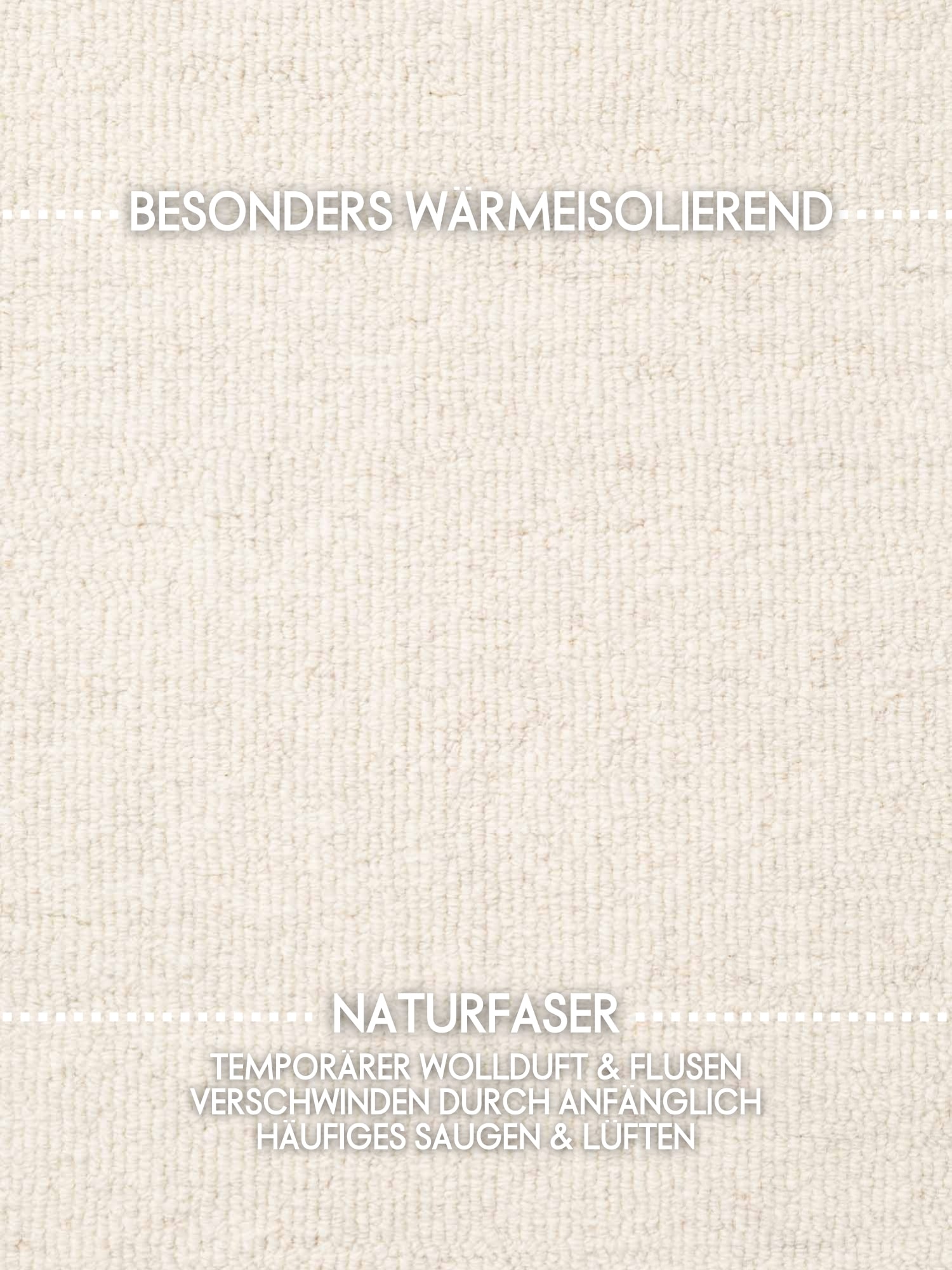 ELLE DECORATION Tapis en laine »Knots« Rond 13 mm Höhe handtuft, laine, rond, bouclé fin, salon, chambre, naturel