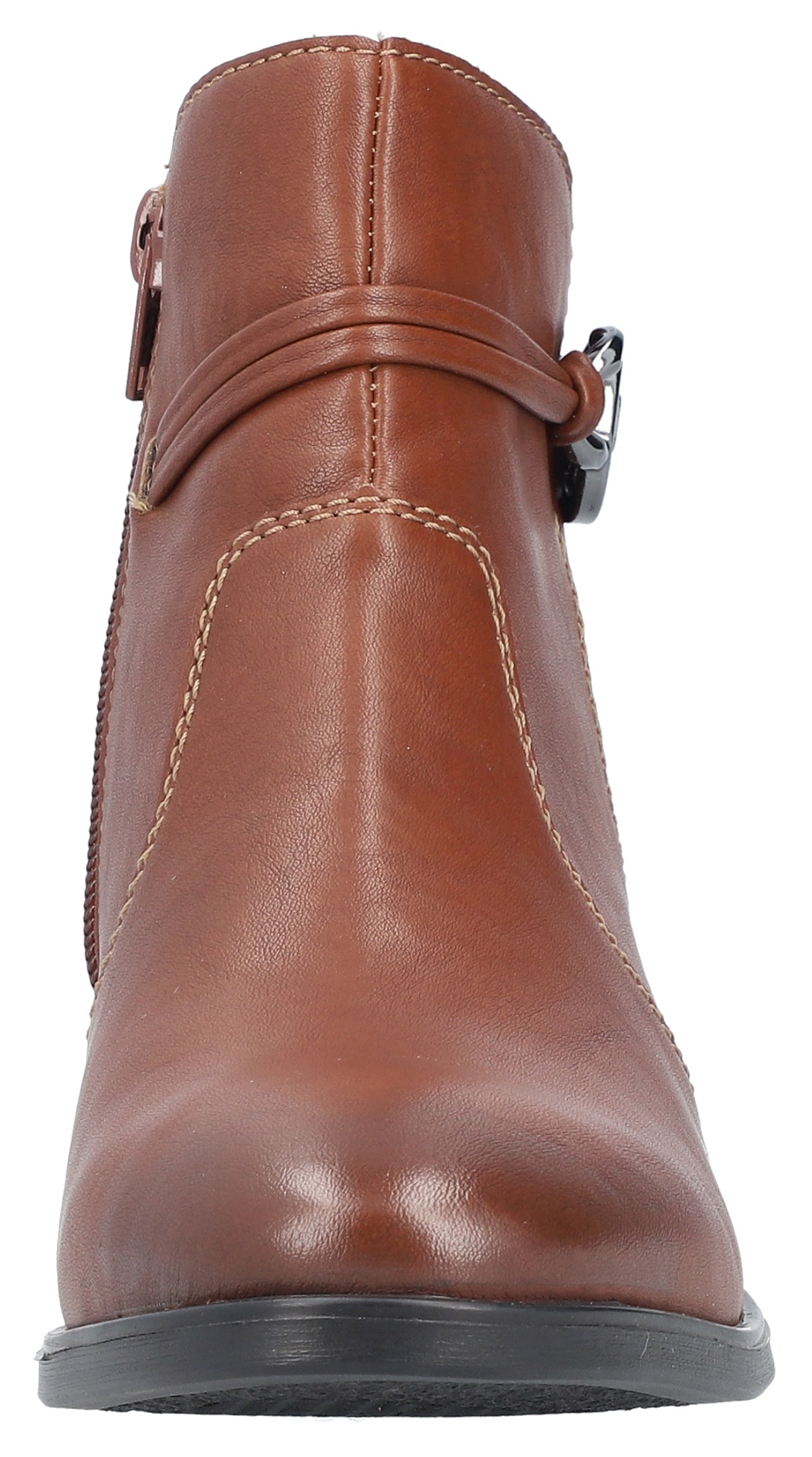 Rieker Stiefelette, Ankleboots, Klassik-Stiefelette, Blockabsatz, Innenreissverschluss