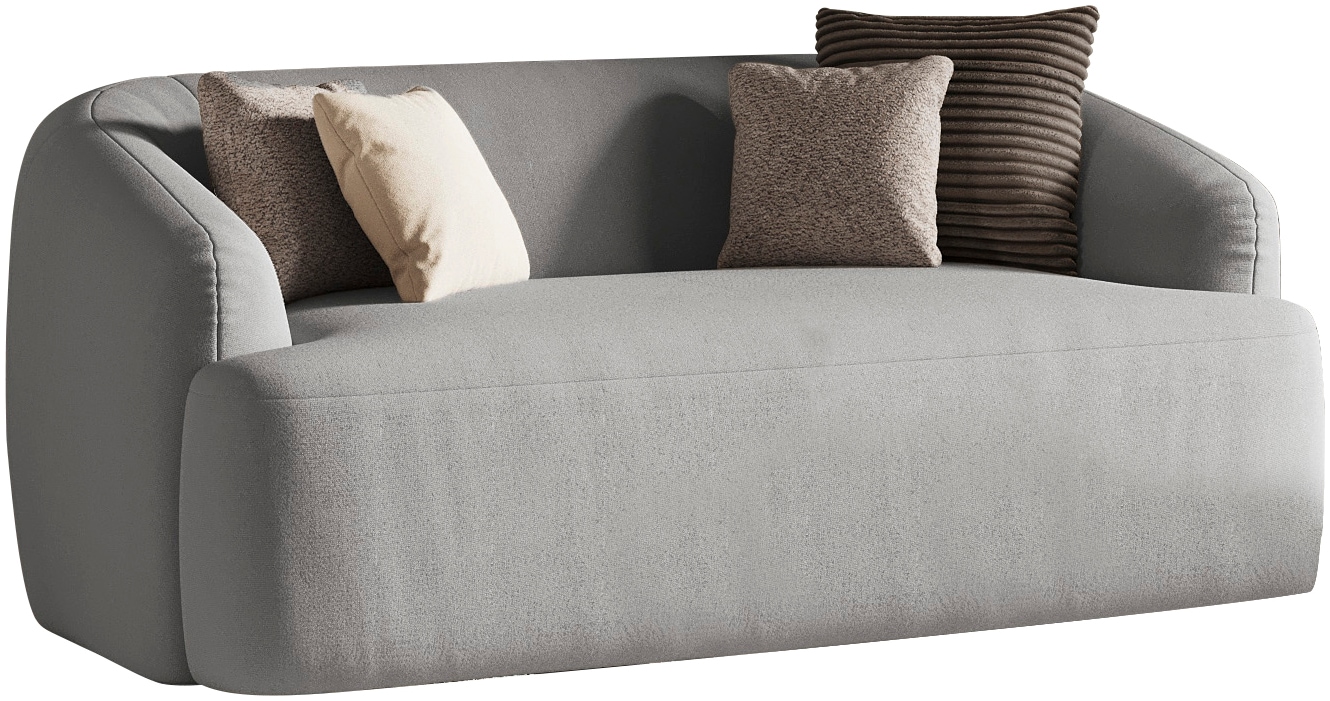 INOSIGN 2-Sitzer »Nergal, Einzelsofa, organisches Design, Brite 177cm«, Modernes Design, schlichte Optik, stilvoller Blickfang im Wohnzimmer