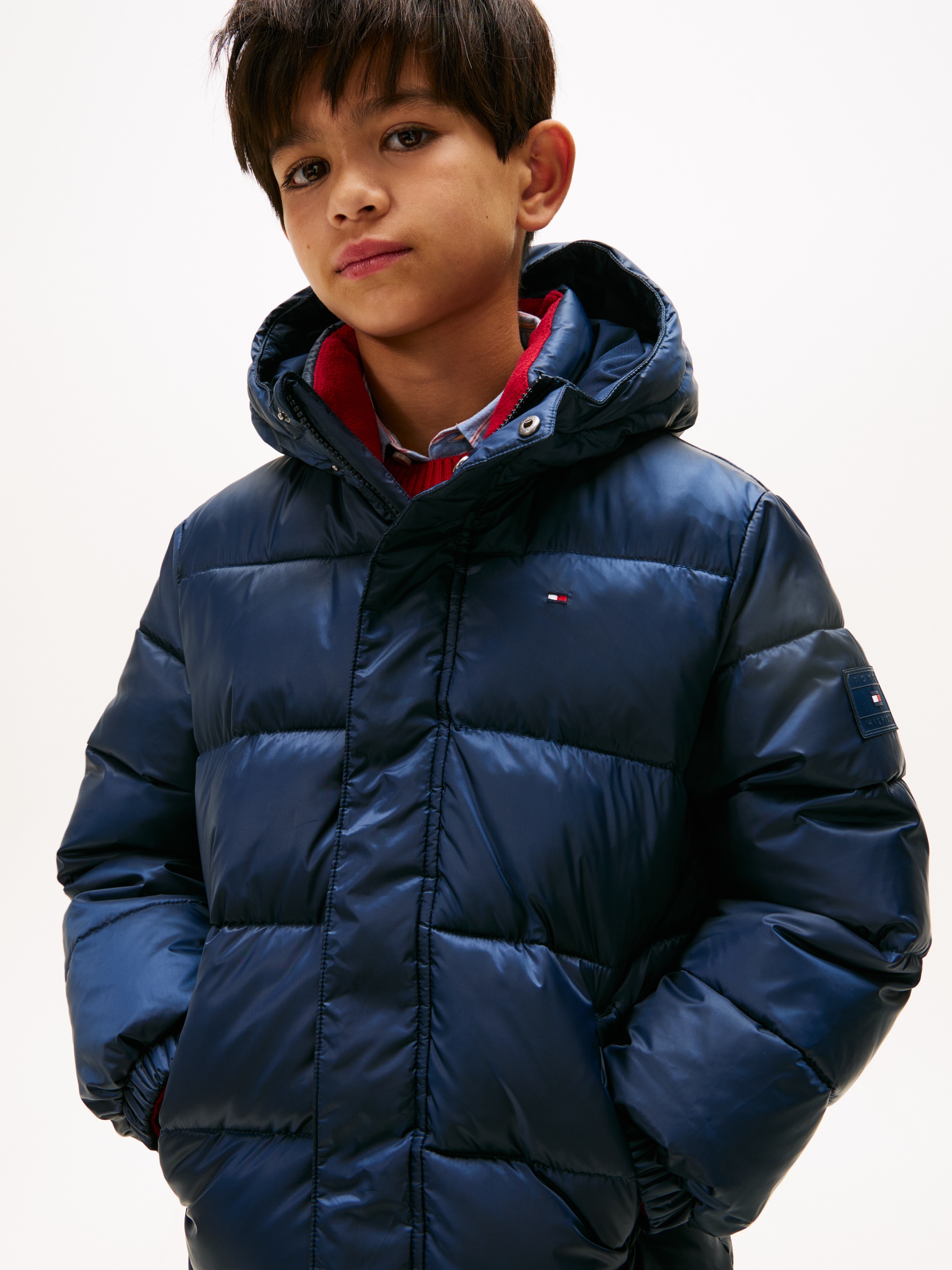 Image of Tommy Hilfiger Steppjacke "ESSENTIAL PADDED PARKA" mit Kapuze Kinder bis 16 Jahre