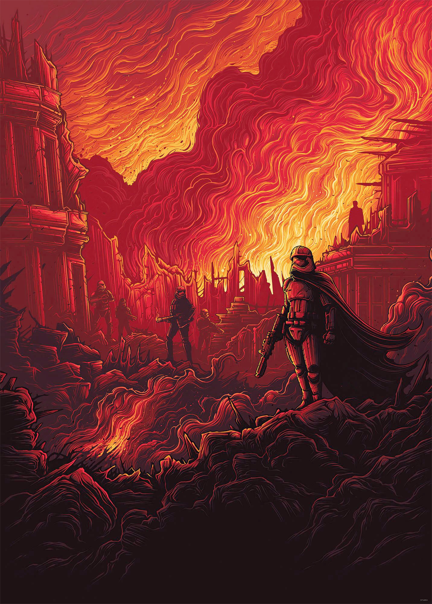 Image of Komar Vliestapete "Digitaldruck Vlies - Star Wars First Order Purge - Grösse 200 x 280 cm" bedruckt glatt Kinderzimmer