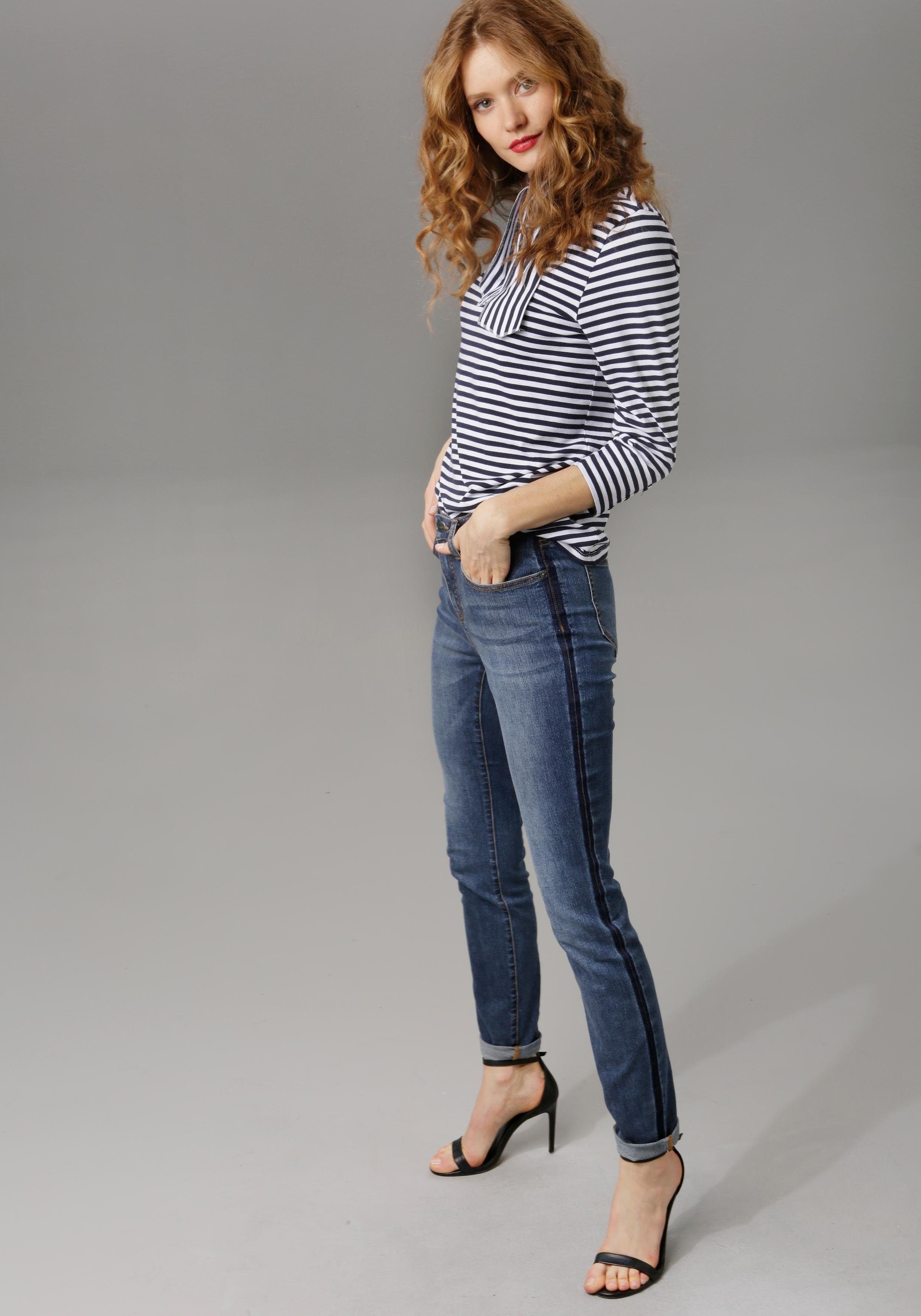 regular waist Skinny-fit-Jeans, kaufen versandkostenfrei Aniston ♕ CASUAL
