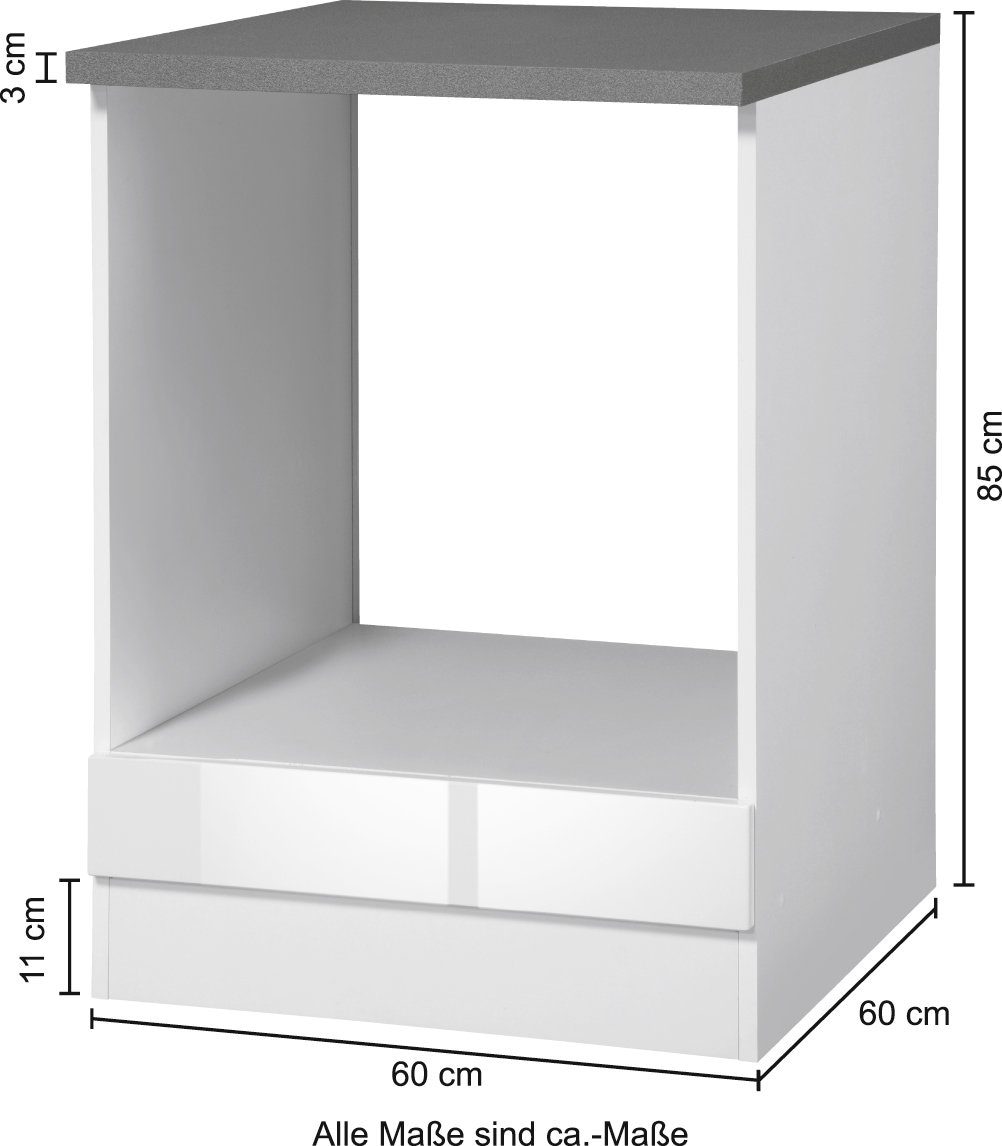 KOCHSTATION Herdumbauschrank »KS-Trier« Breite 60 cm