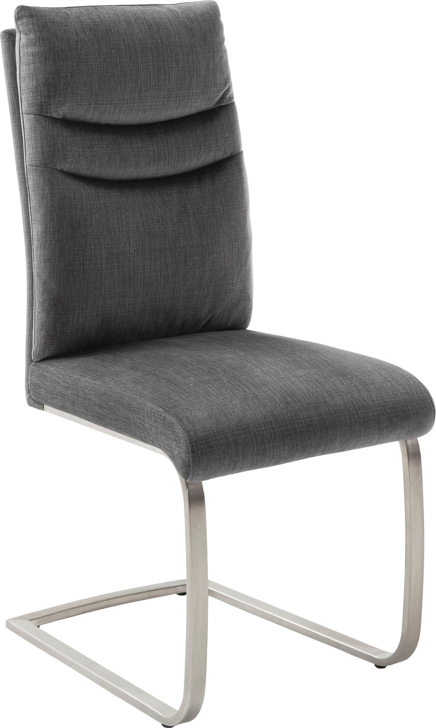 MCA furniture Freischwinger »Gibara Schwingstuhl 2er Set«, (Set), 2 St., Veloursstoff, Esszimmerstuhl,Nosag Federung im Sitz,Flachrohr,Belastbarkeit 140 kg