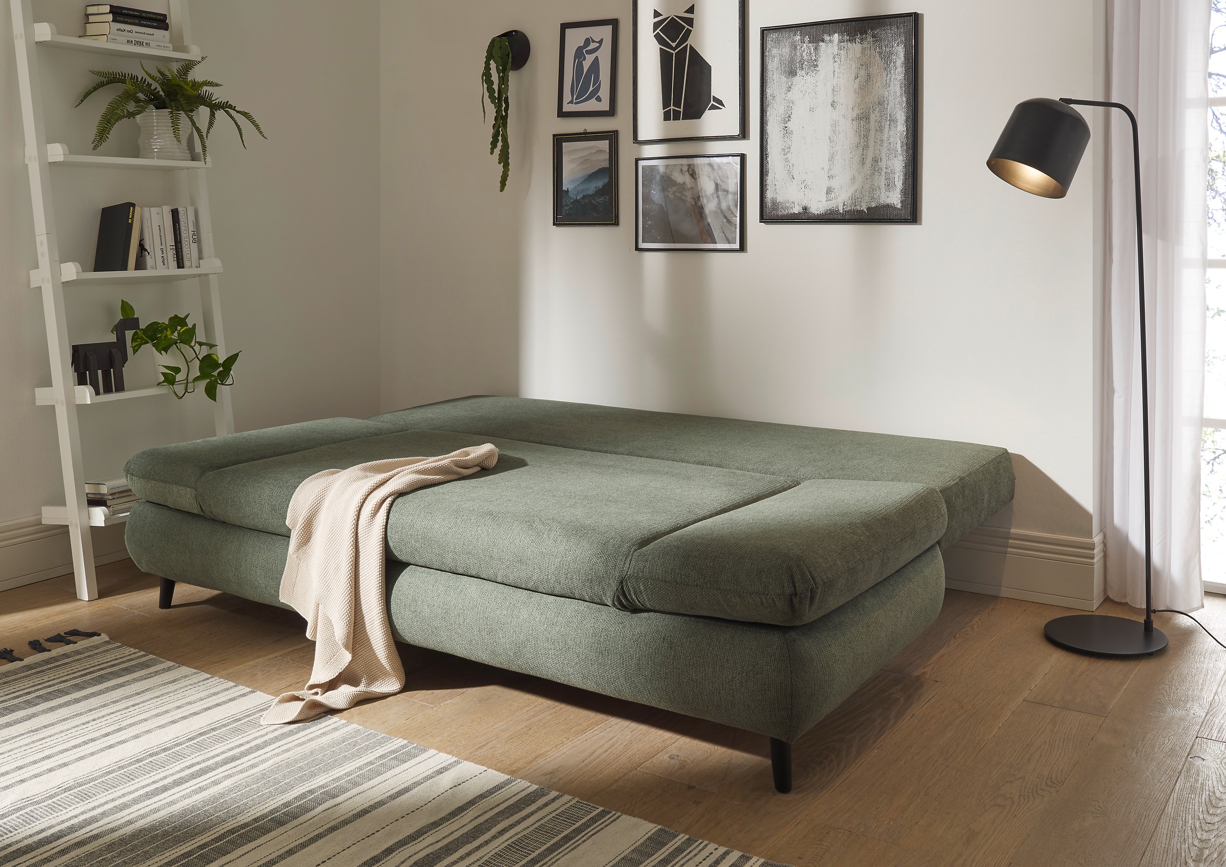 ED EXCITING DESIGN Schlafsofa »Sunny«, mit Bettkasten & Armteilverstellung